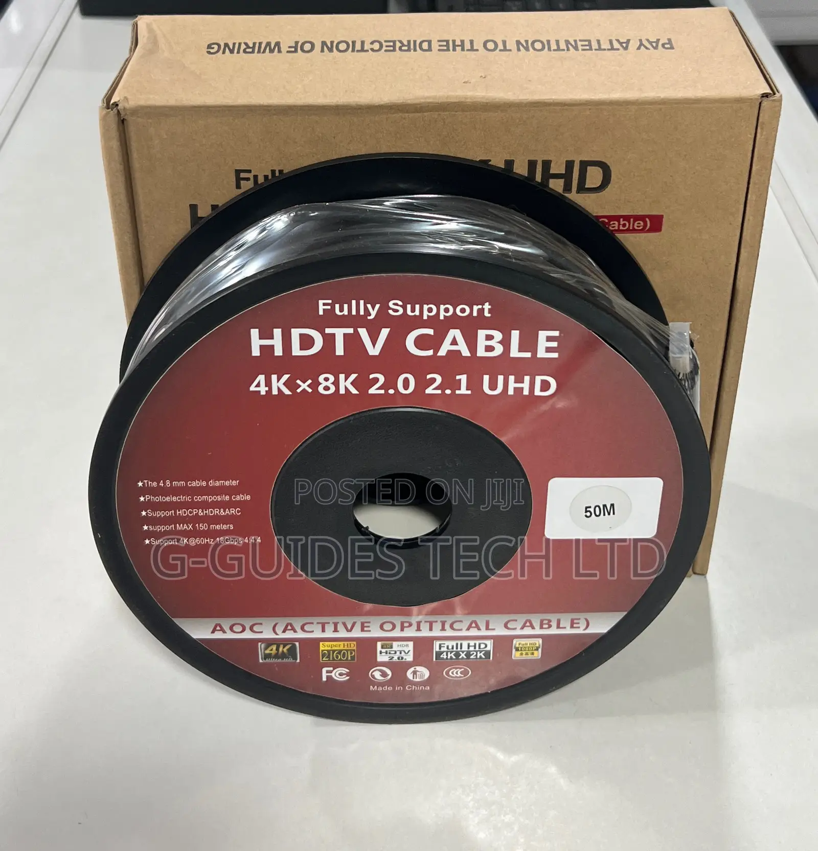 50M HDMI Fiber Optic Cable, 50M Active HDMI Cable