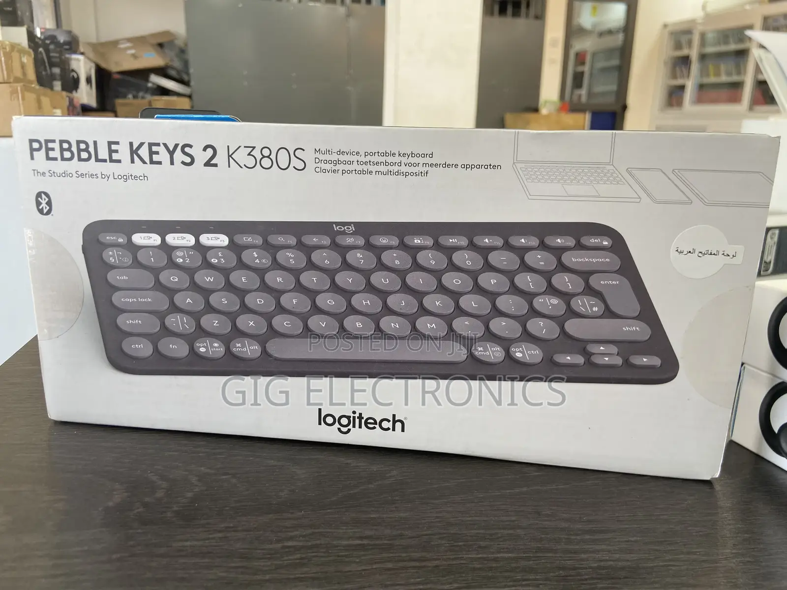Logitech Pebble Keys 2 K380s Bluetooth Keyboard