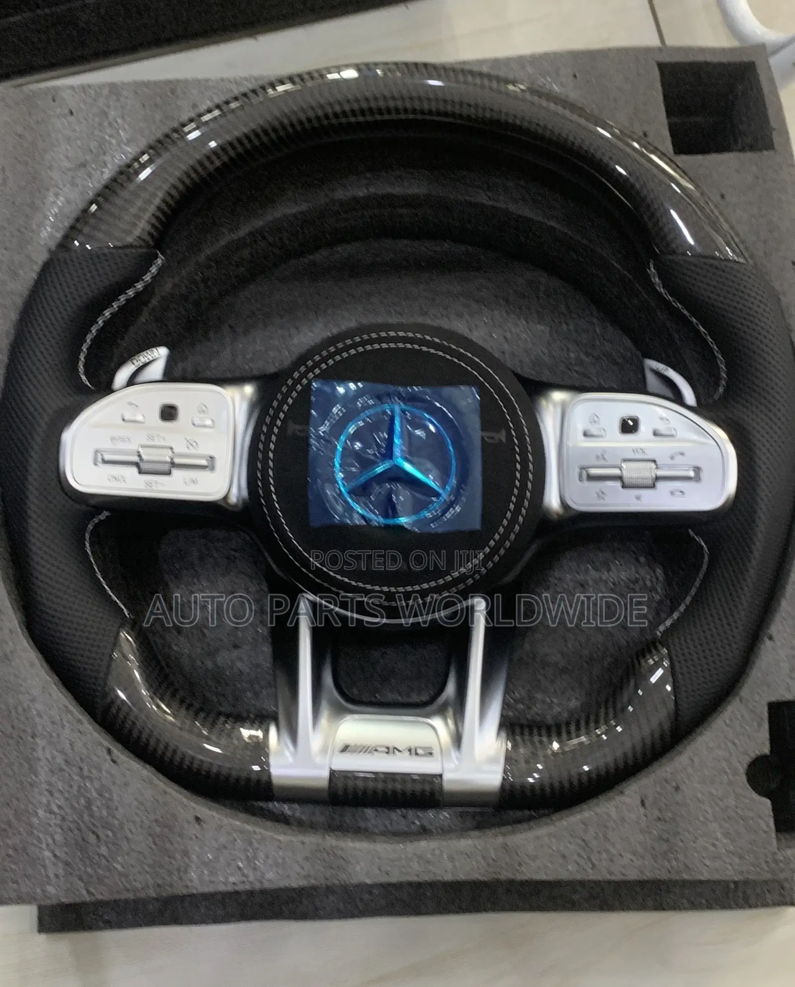 Mercedes Benz Steering Wheel Carbon Fibre Handle