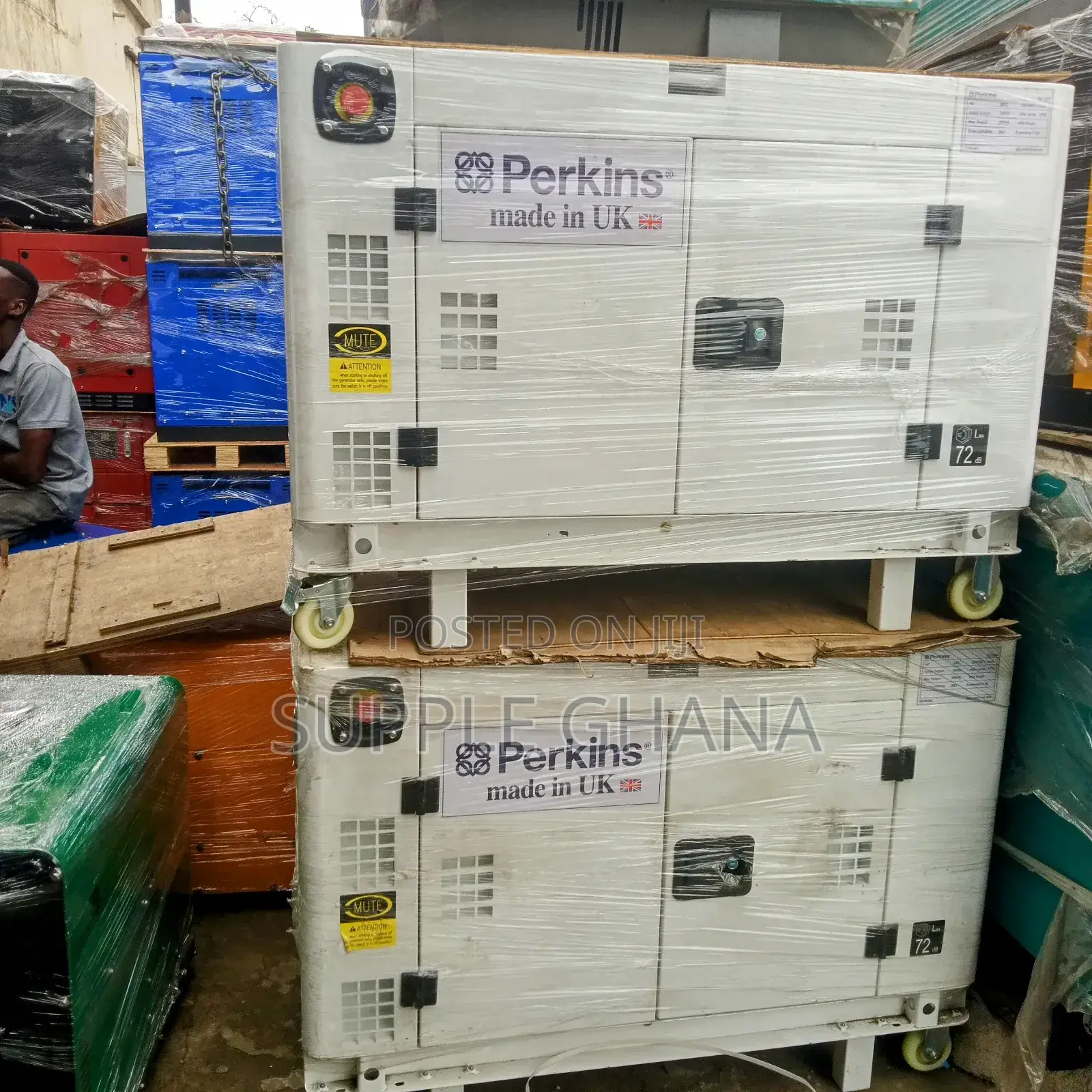 White 20kva Generator Diesel Perkins 22000watt Correct Flow