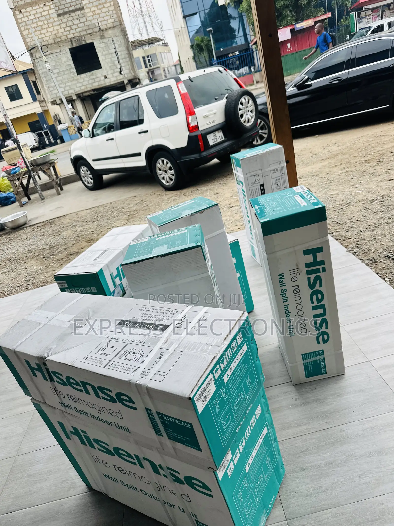 Fire Proof Electric Box Hisense Split R410 Gas 2.5hp Ac