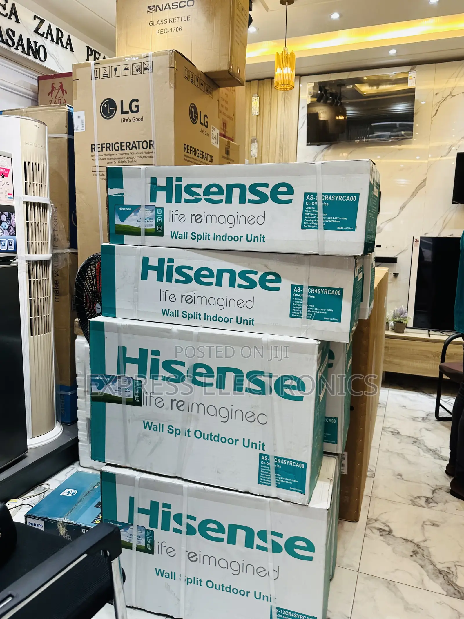 Hisense Split R410 Gas 1.5hp Split R4-0 Gas White AC.