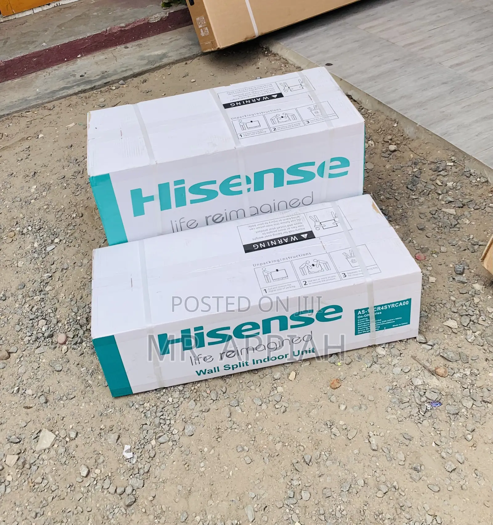 Shop Authentic Hisence 2.5hp Split Non Inverter Ac(White)