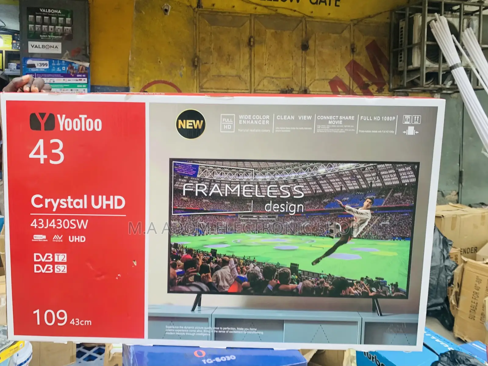 Shop Authentic Yootoo 43 Inch Crystal Uhd Television.