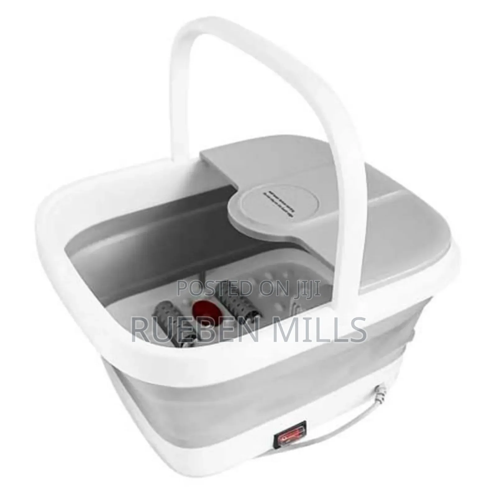 Gray and White Rf 368-Z Professional Pedicure Bowl Foot Spa