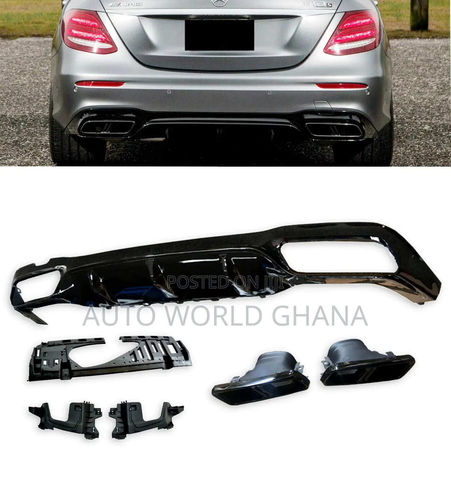 W213 Mercedes Benz E300 E43 E63 Amg Exhaust Diffuser