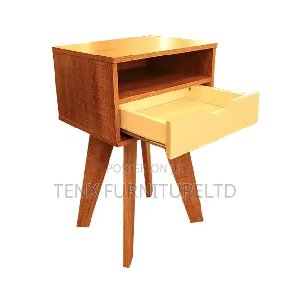 End Table / Side Table (Cinnamon/Off White)
