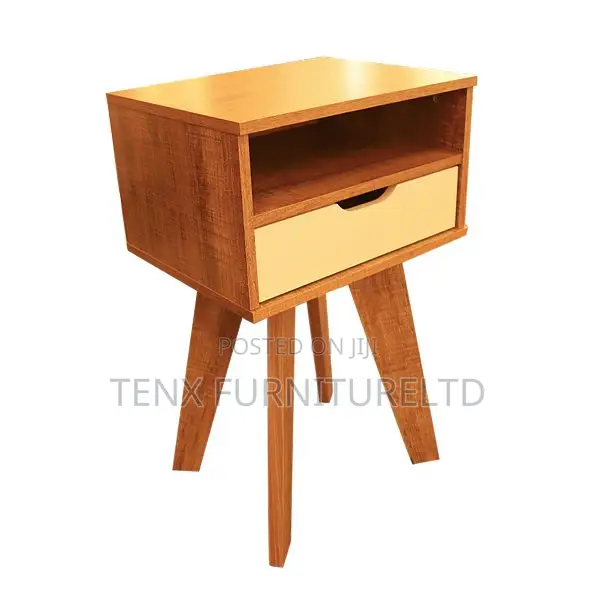 End Table / Side Table (Cinnamon/Off White)