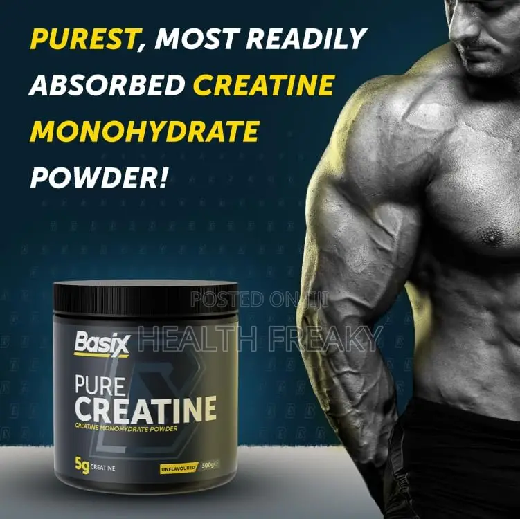 Creatine Basix Pure Creatine Monohydrate Muscle Builder