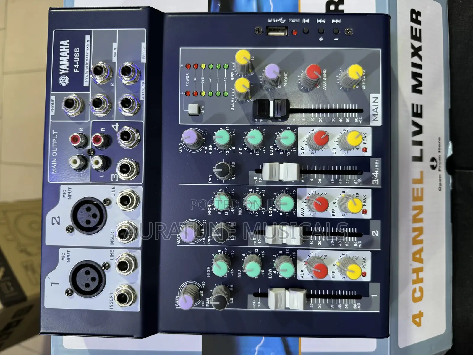 Yamaha 4 Channel Live Mixer