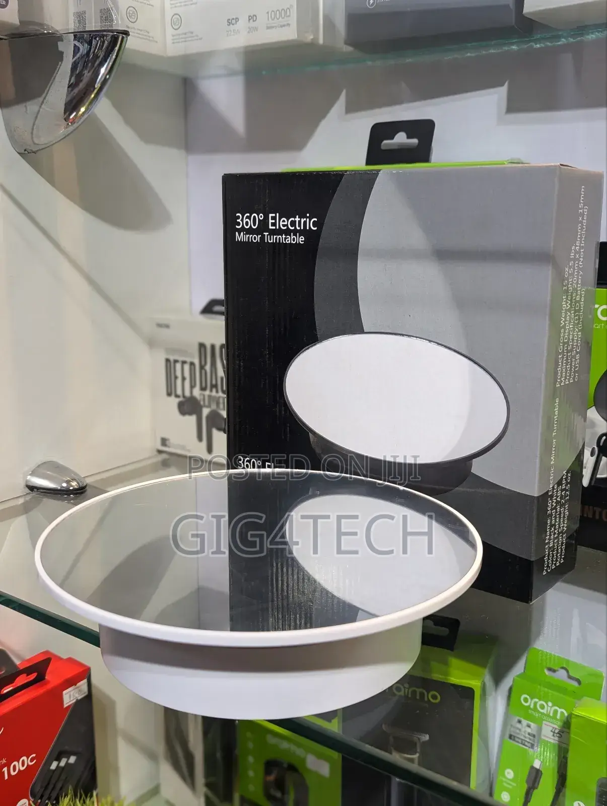 Electric Mirror Turntable 20cm