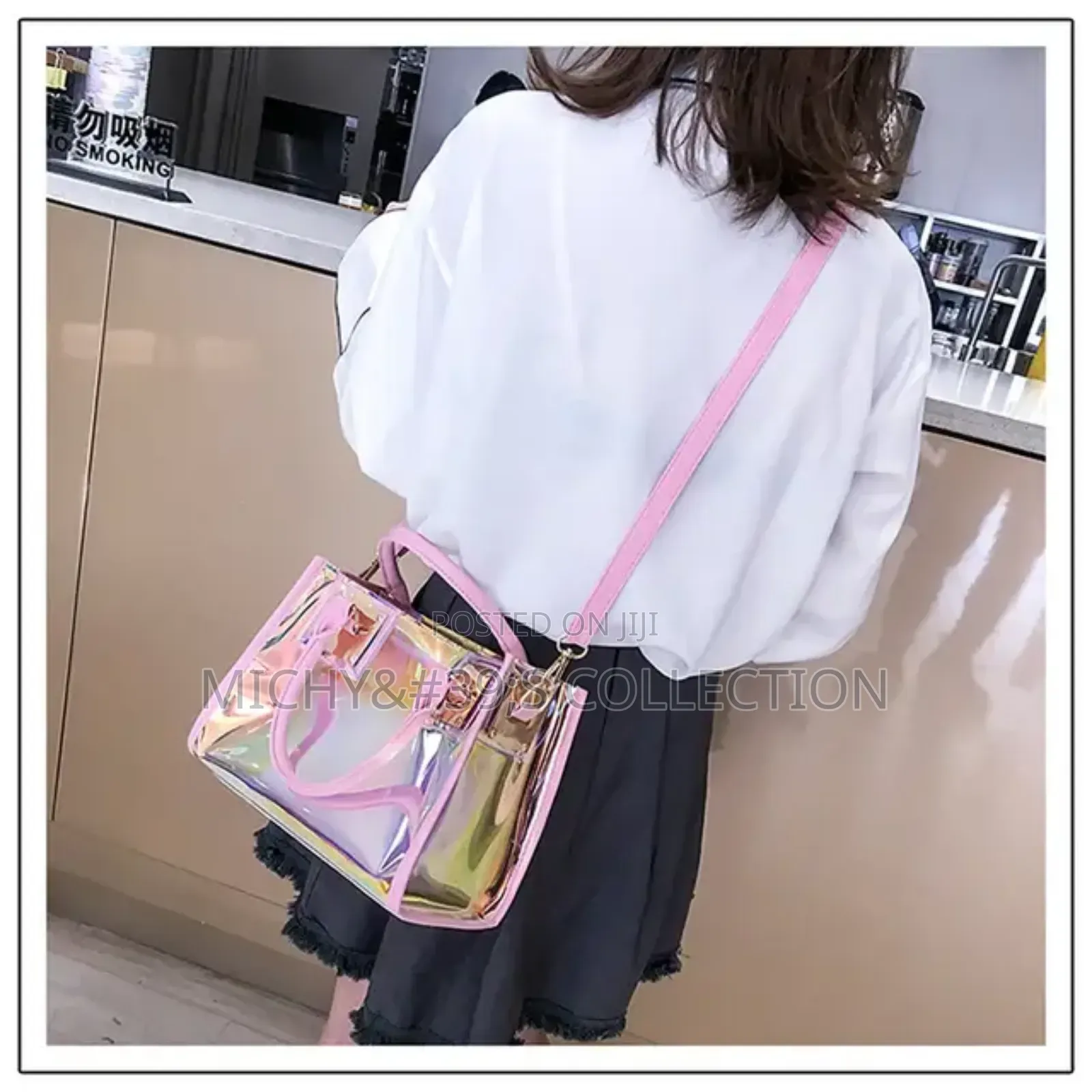 Meduim Size Transparent/Laser Bag
