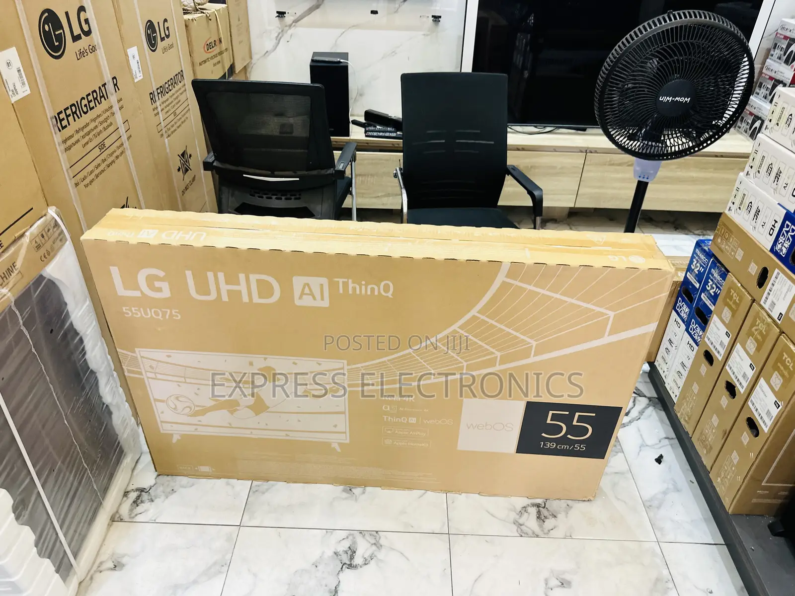 UHD Smart Brand LG 55”
