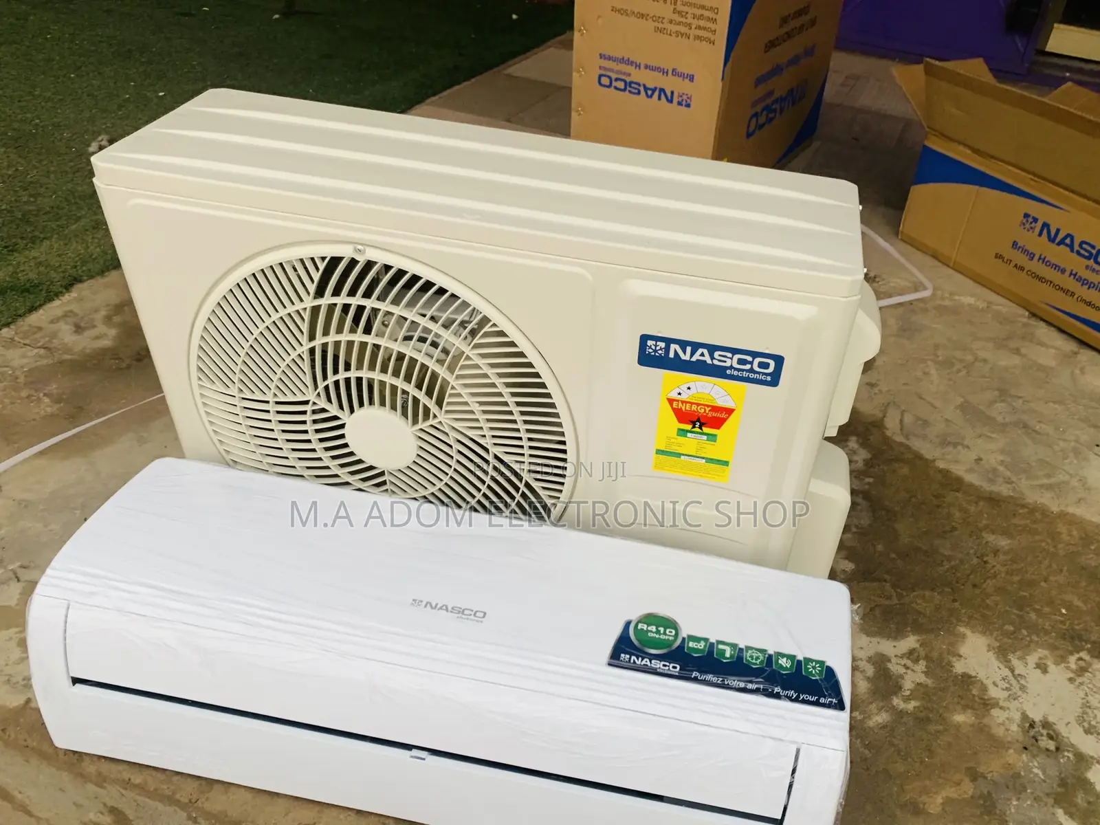 Energy Saving Nasco 1.5hp Split Non Inverter Ac(R410)