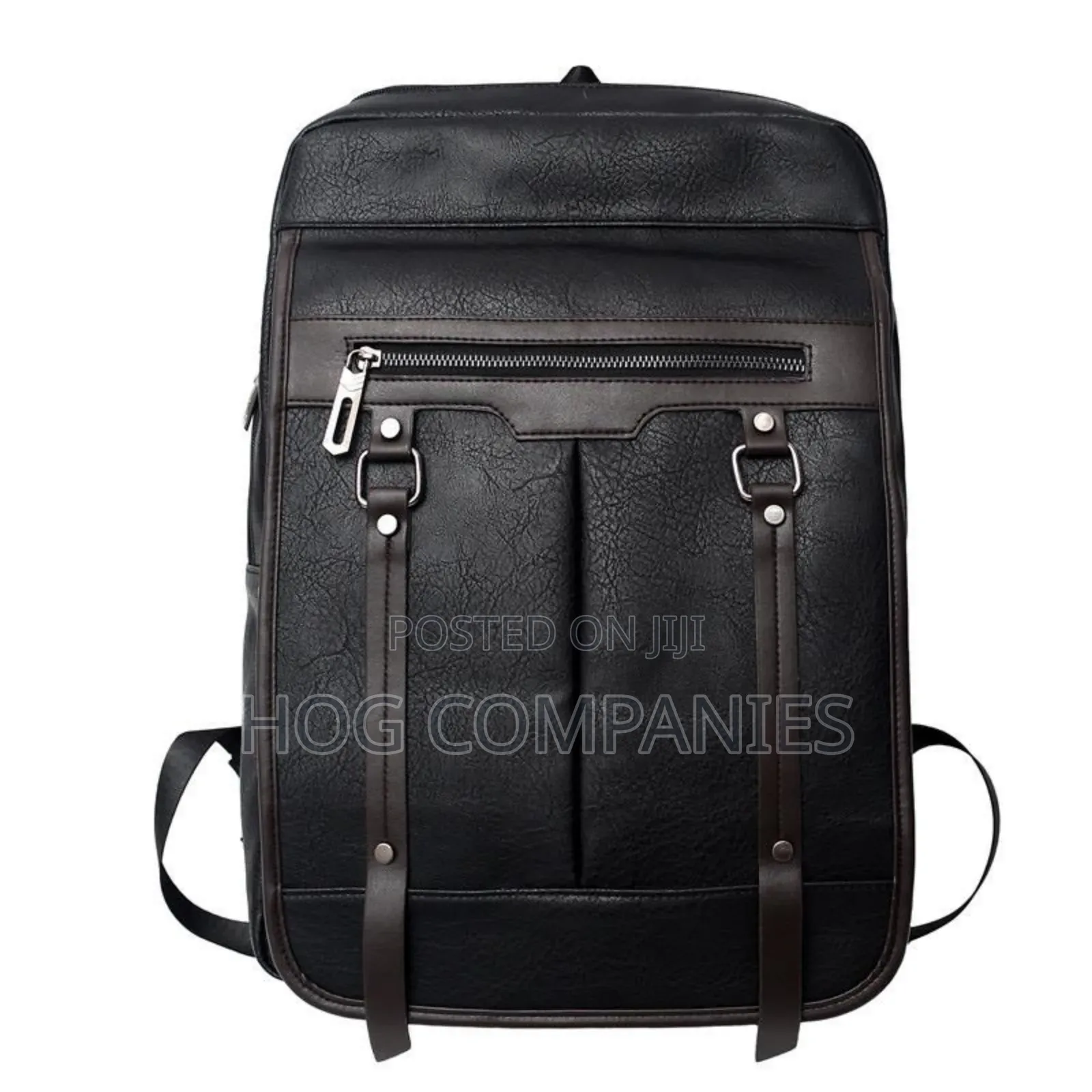 Quality PU Leather Travel Laptop Backpack School Bag