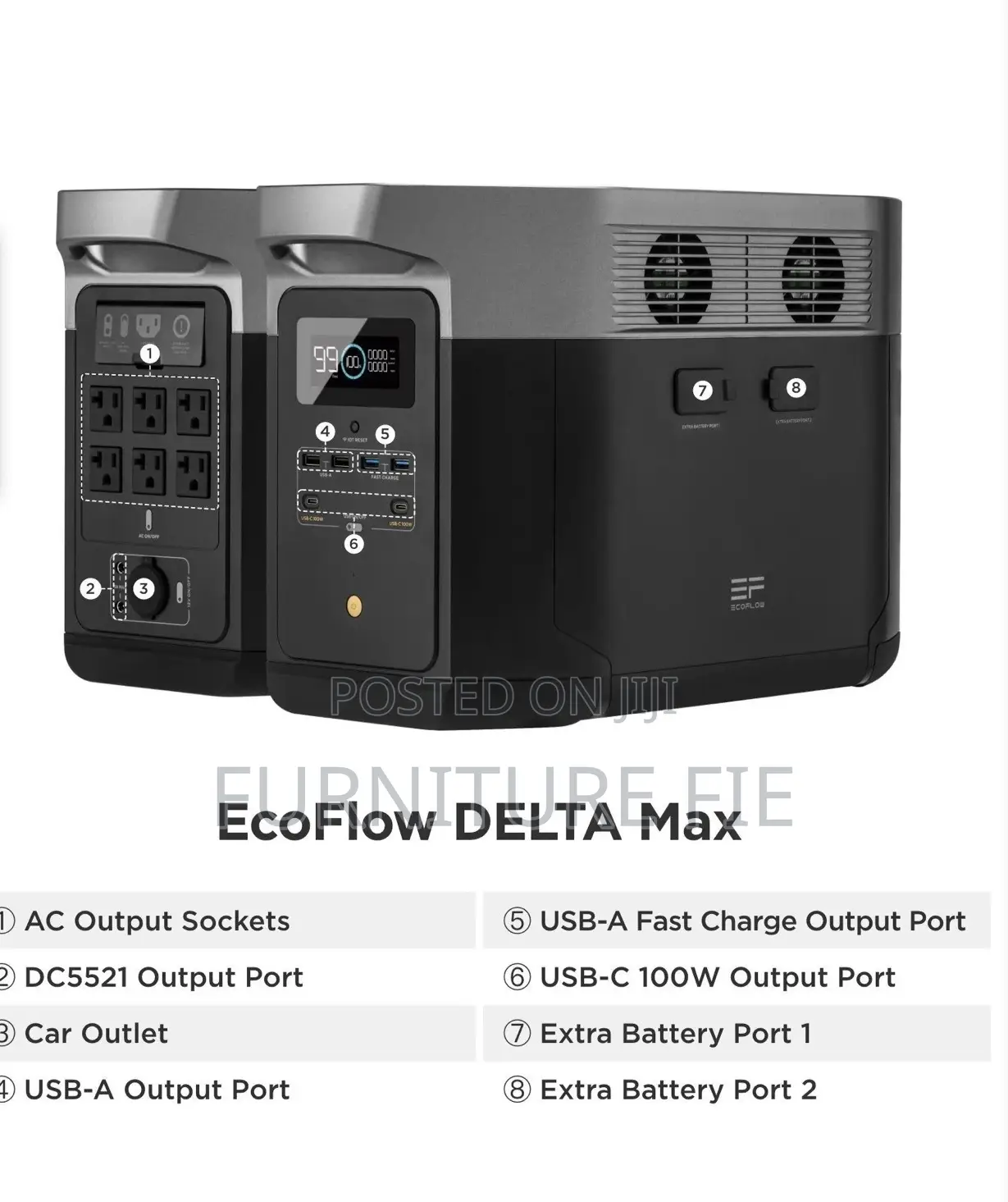 Ecoflow Delta Max 2,400w Expansion Kit Complete Solar-Usa