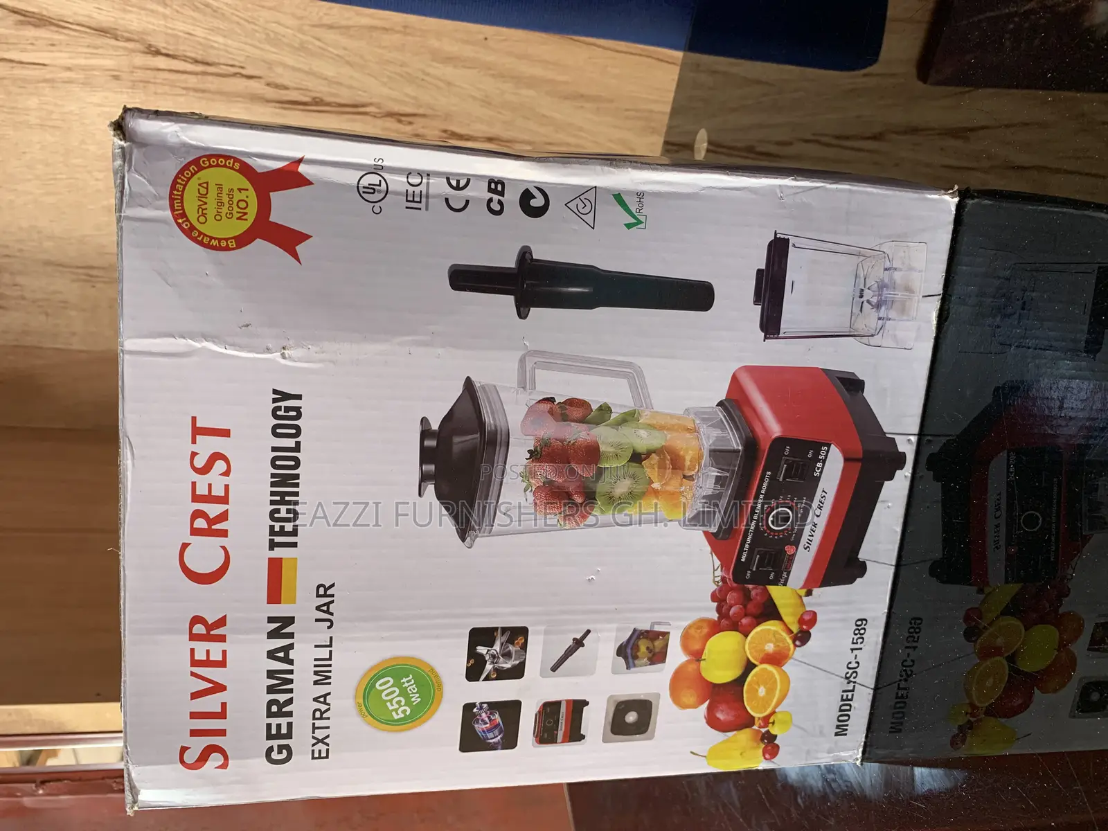 Silver Creat Blender 2L (Double Cups) 5500 Watts