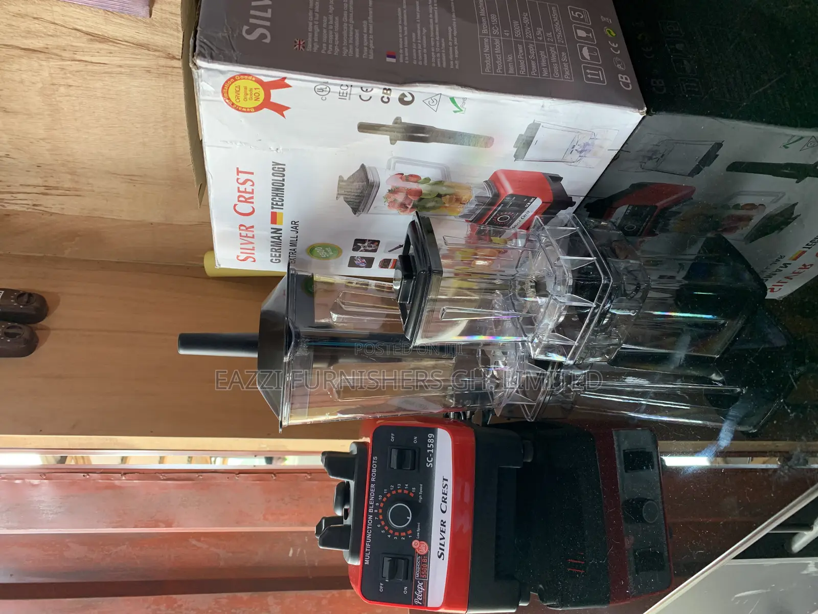 Silver Creat Blender 2L (Double Cups) 5500 Watts
