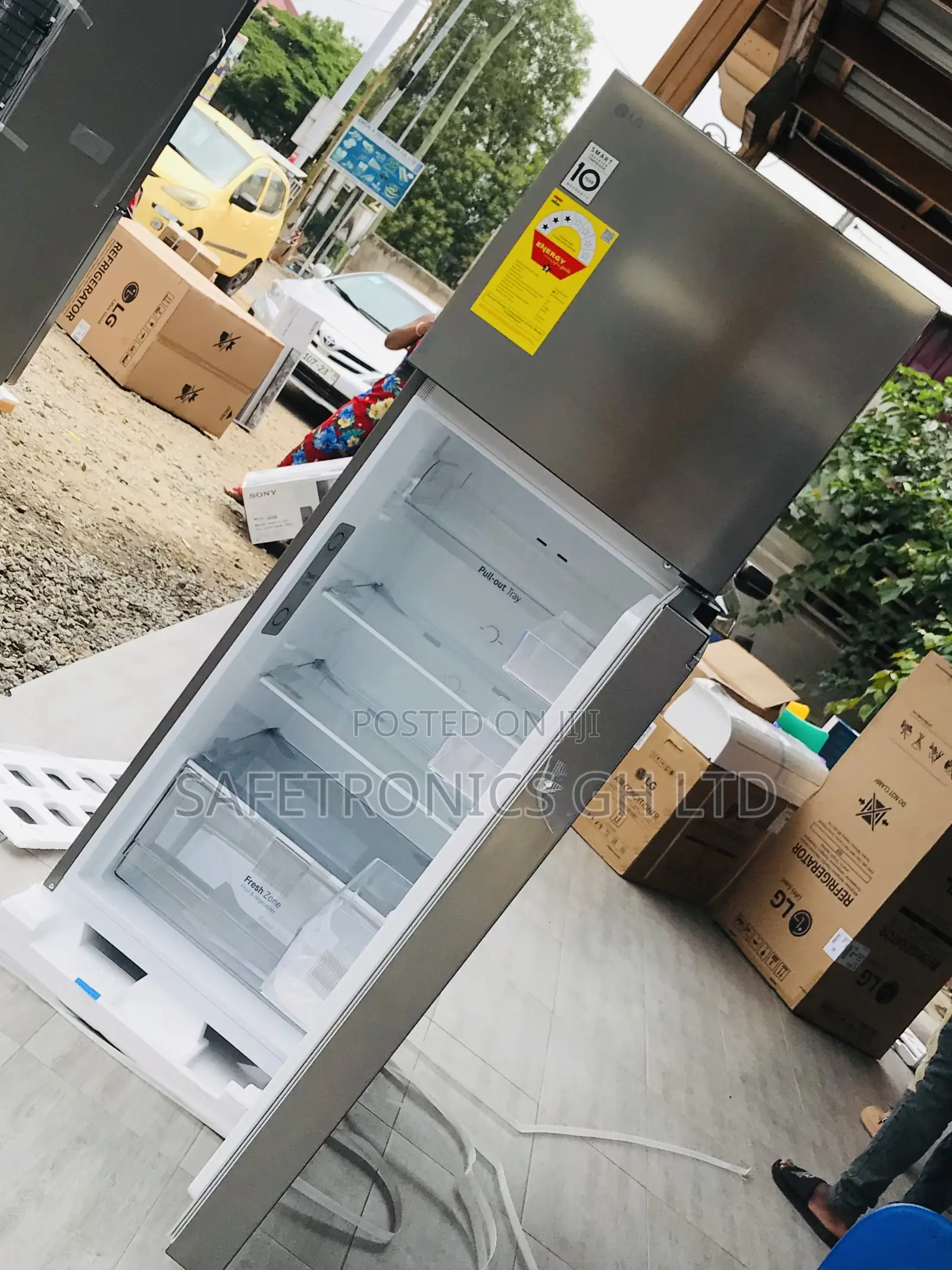 Available Gray Topfreezer Doubledoor LG GN-B312PLGB