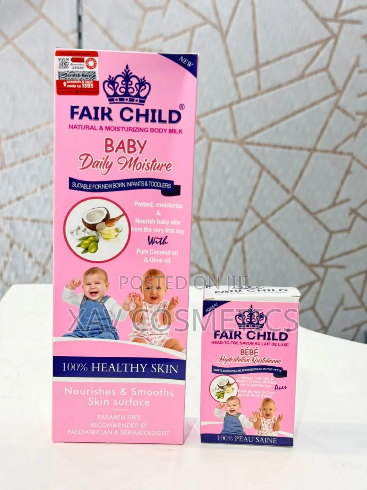 Fair Child Baby Daily Moisture Lotion and Bar Soap