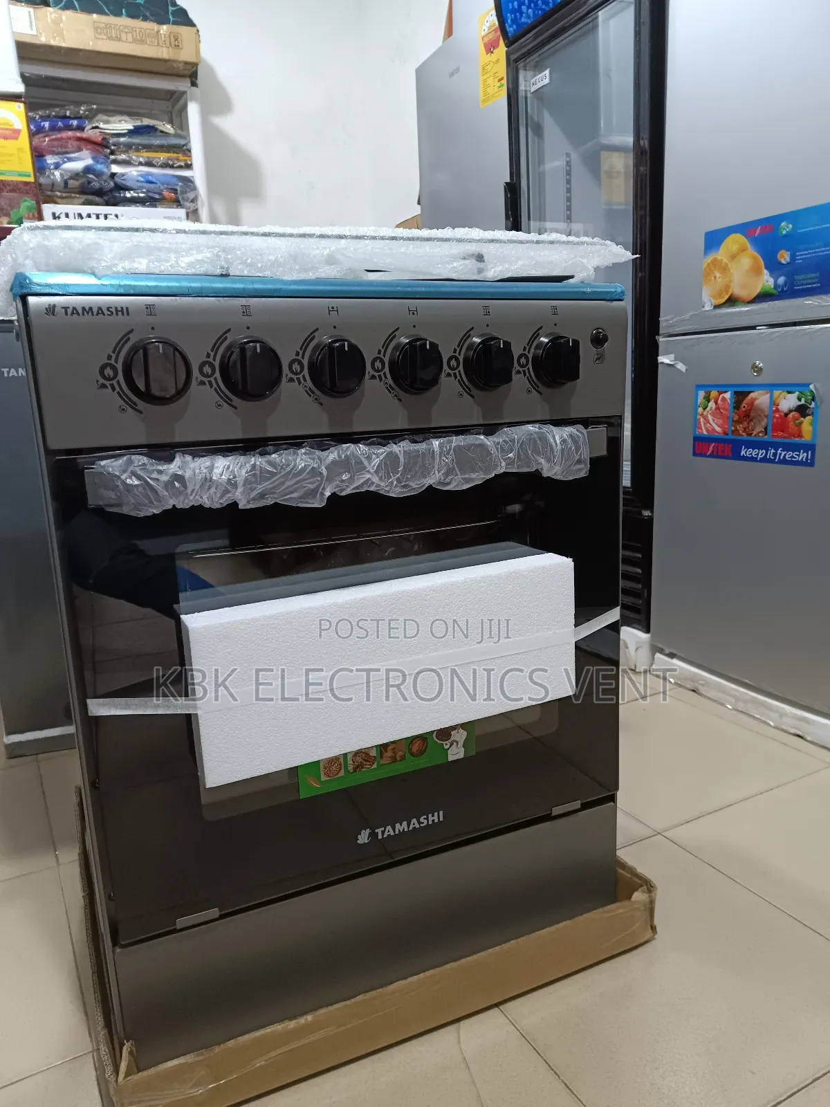 Tamashi 60*60 4burner Gas Cooker Oven + Grill