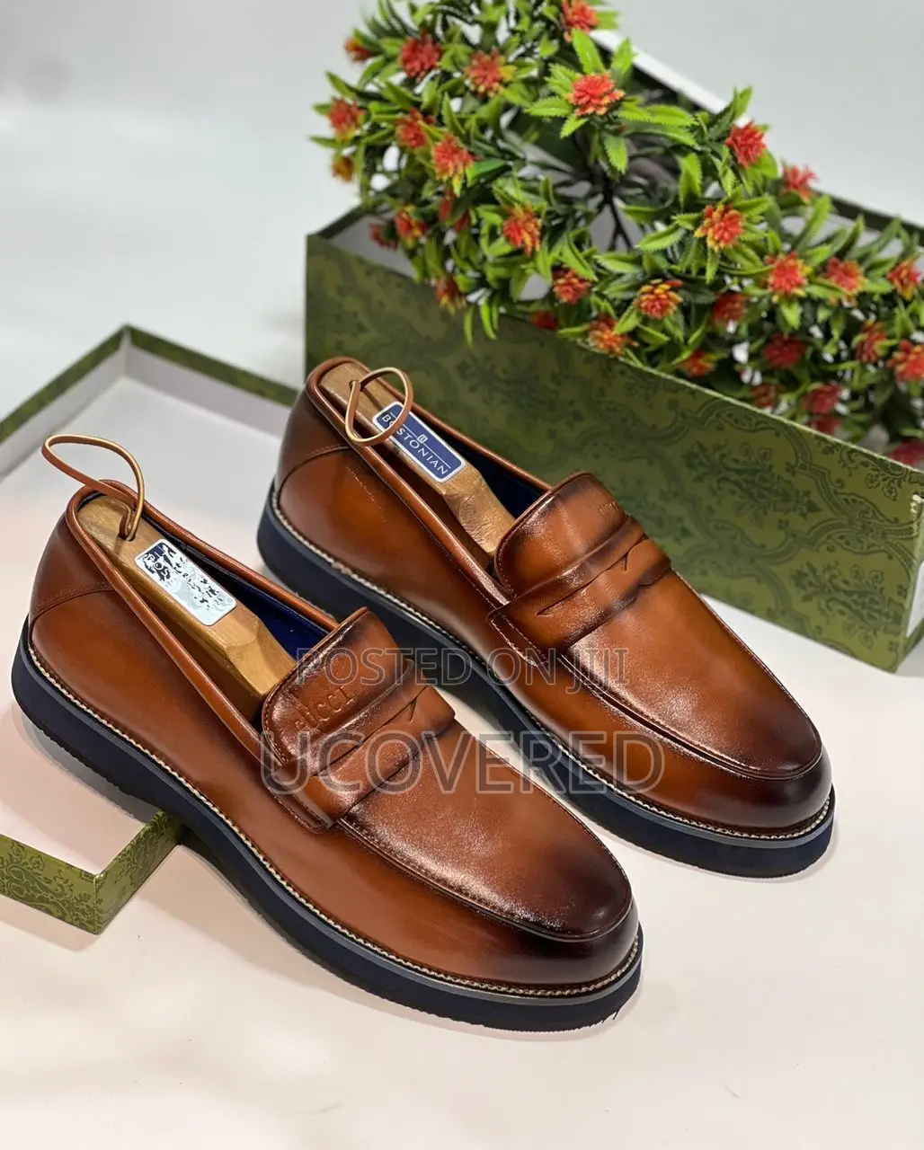 GUCCI Men’S Premium Leather Formal Loafers