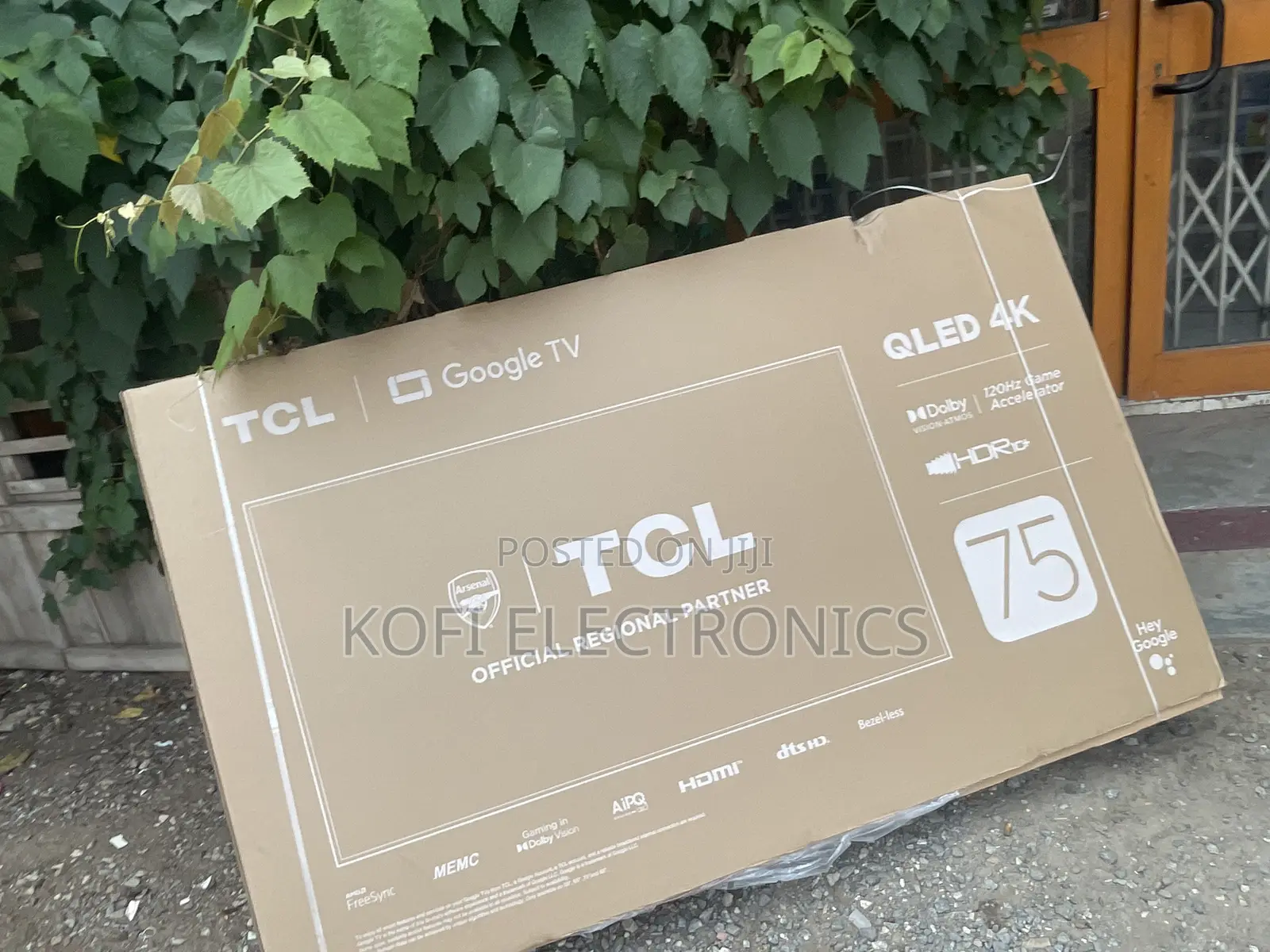 Built-in Chromecast (75 Inch) QLED TCL TV W/Dolby Vision