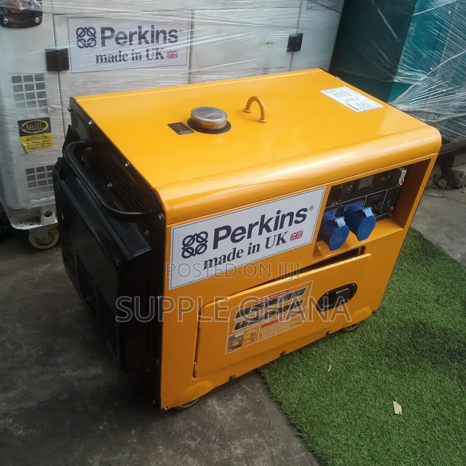 Auto Parts 15kva Yellow Black Perkins Diesel Generator Best