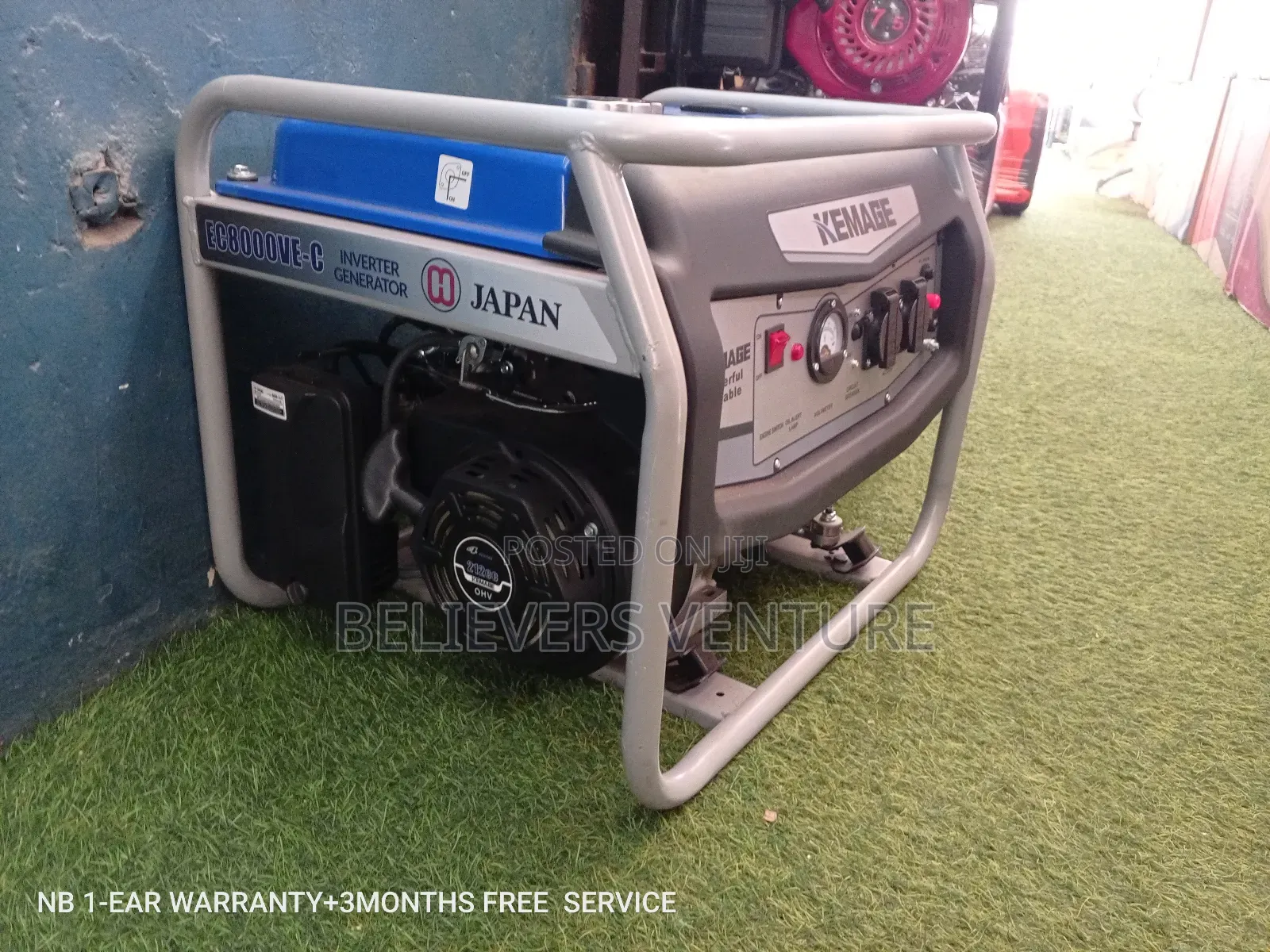 Geneset Silent Petrol Keystart 7. 8000W 100% Copper Kemage