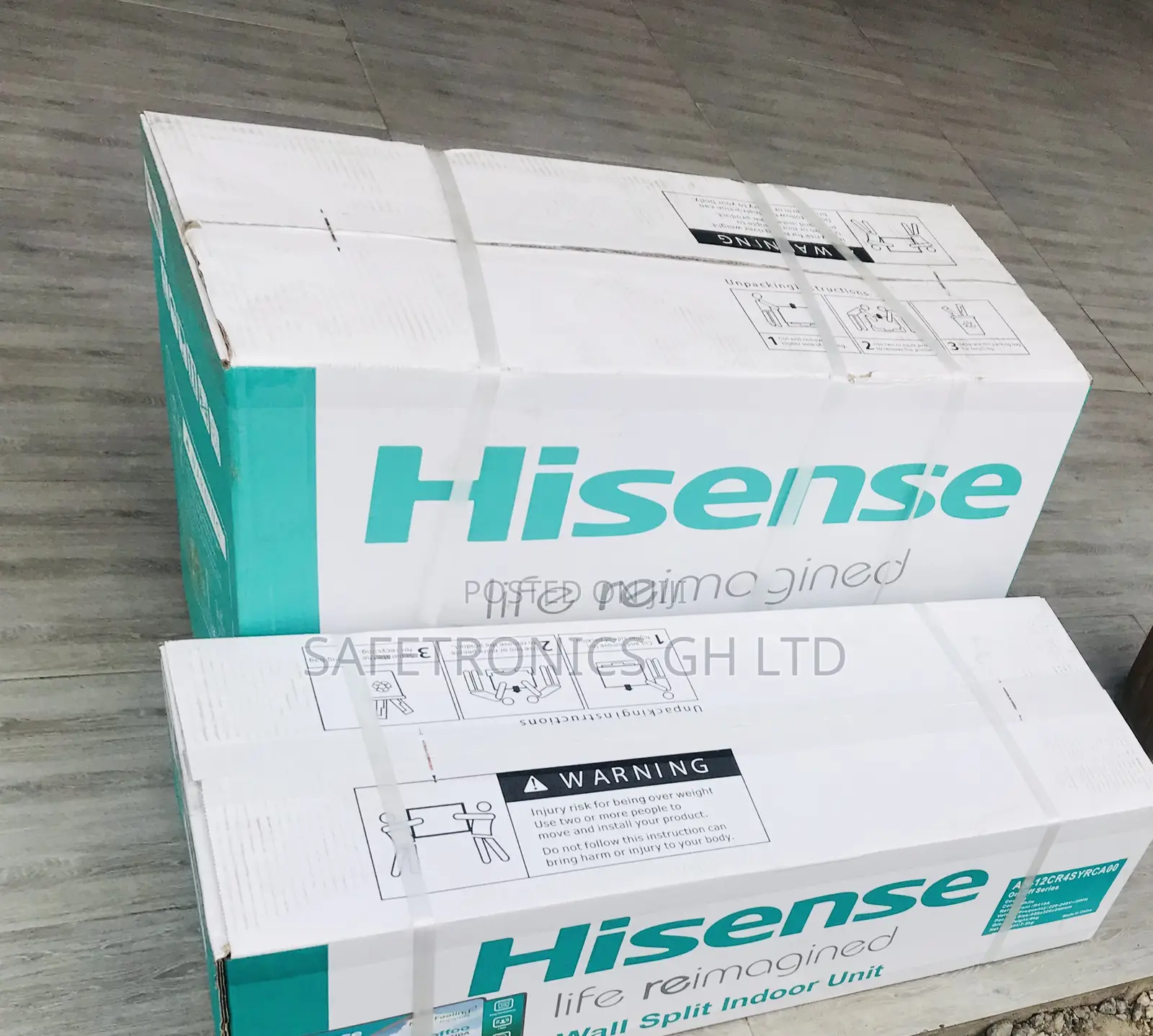 Quality White 1.5hp Non-Inverter Hisense Ac