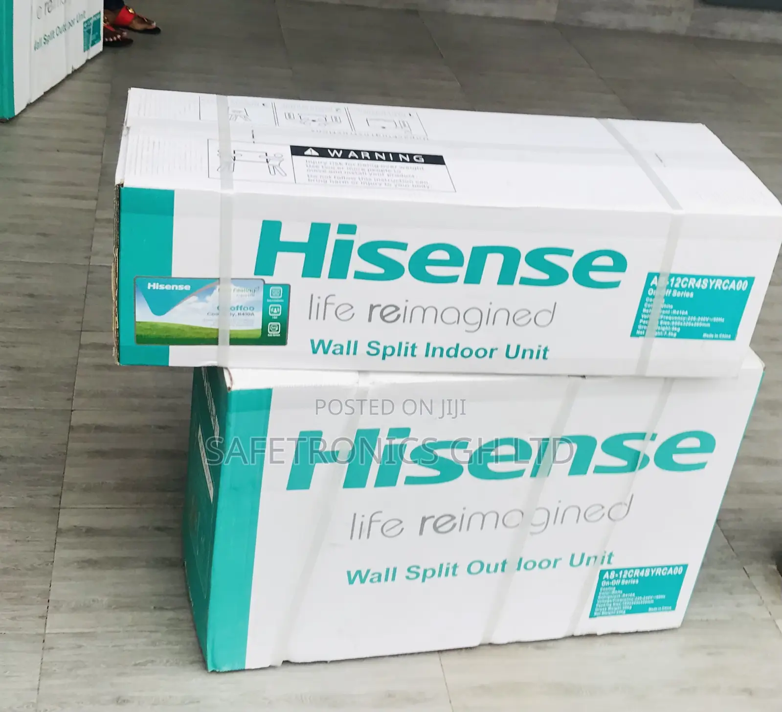 R410 Gas Airconditioner Hisense 2.5hp White