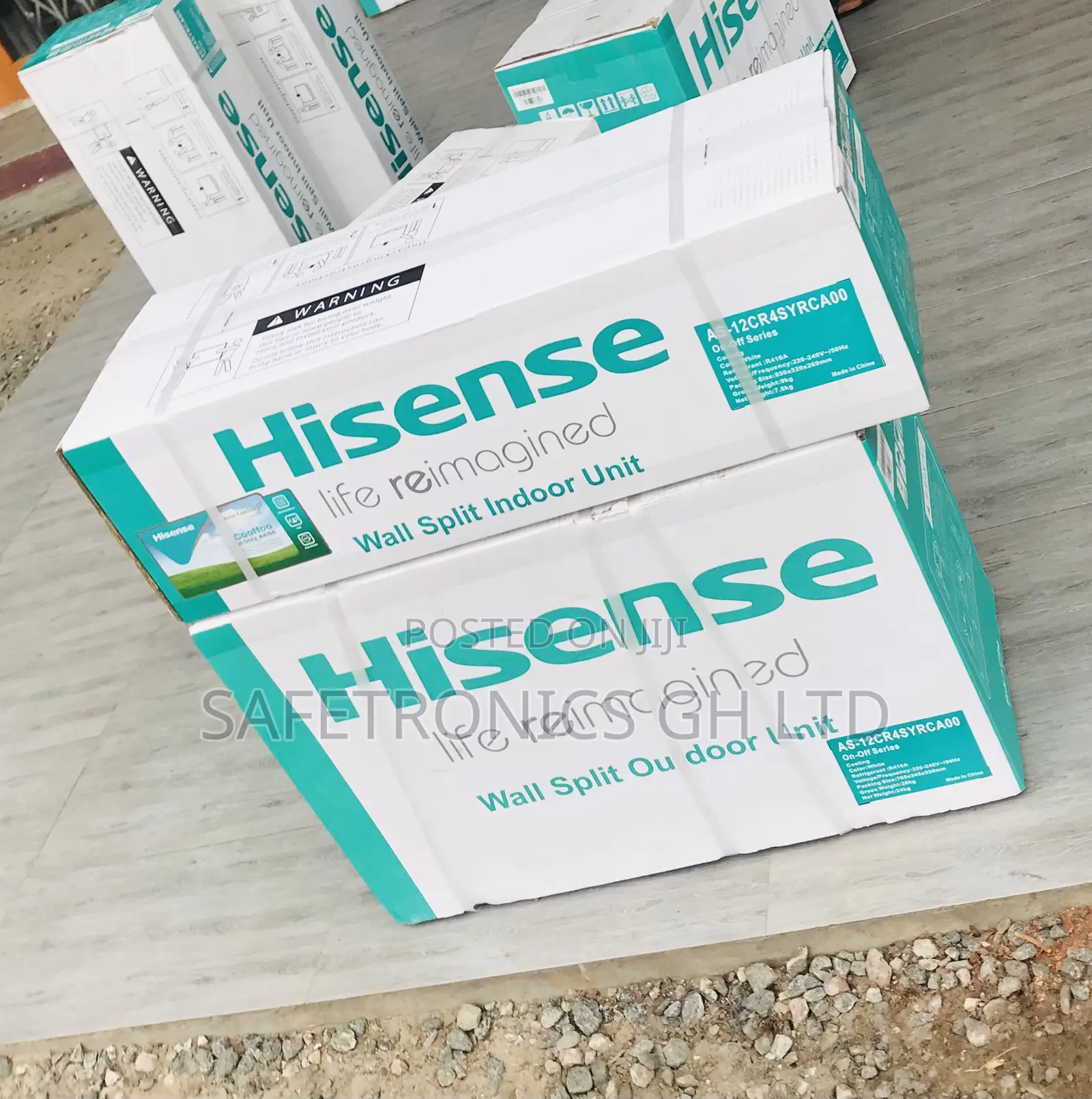 Sealed 2.5hp Hisense Airconditioner White