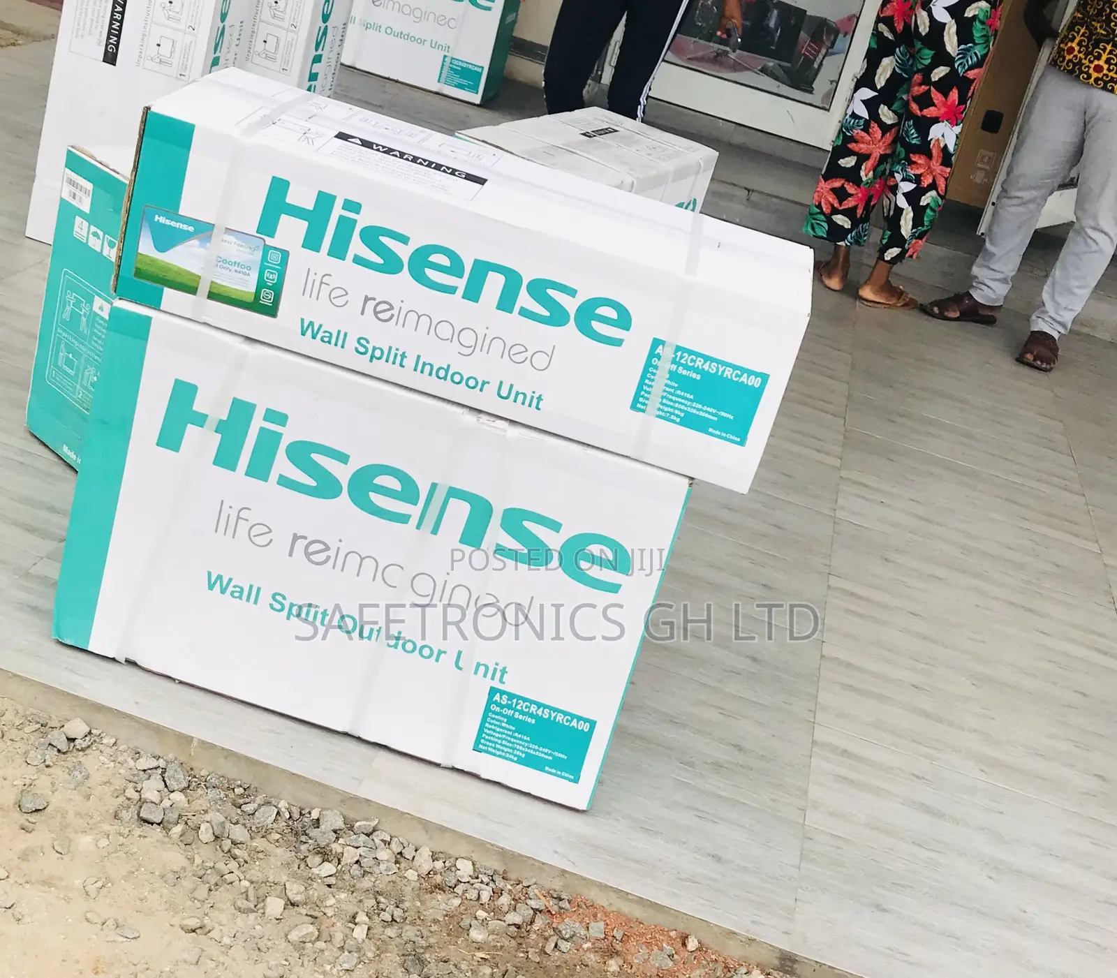 Electric R410 Gas 2.5hp Hisense White Ac