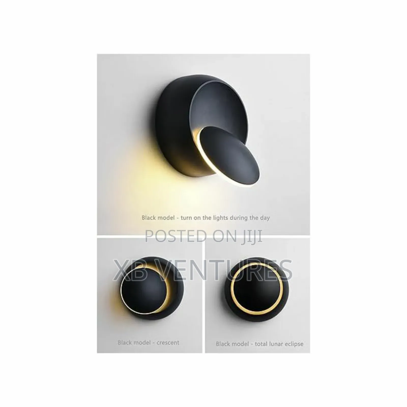 Rotating Eclipse Wall Light