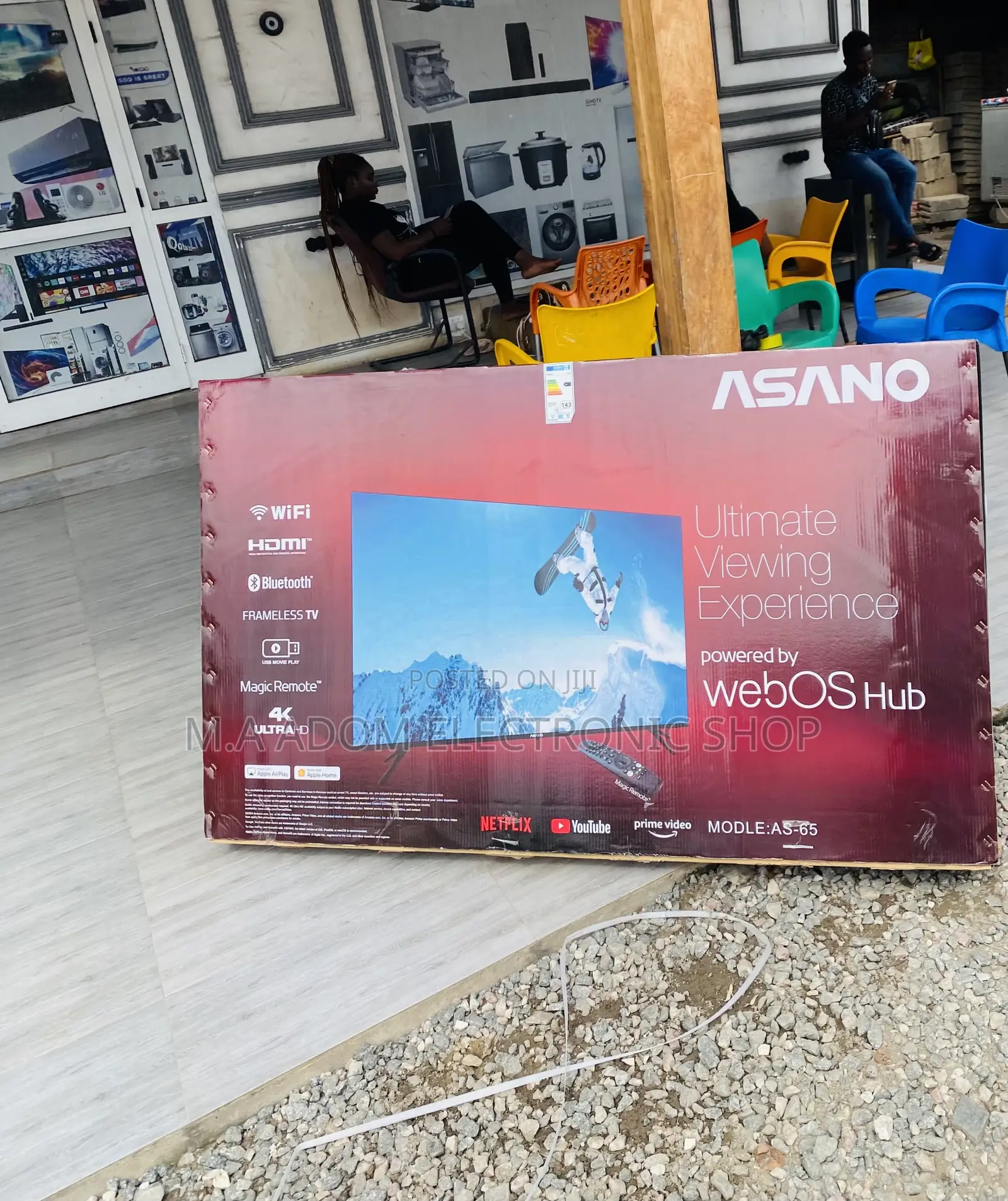 High Quality Asano 65 Smart Uhd Bluetooth Webos Tv 