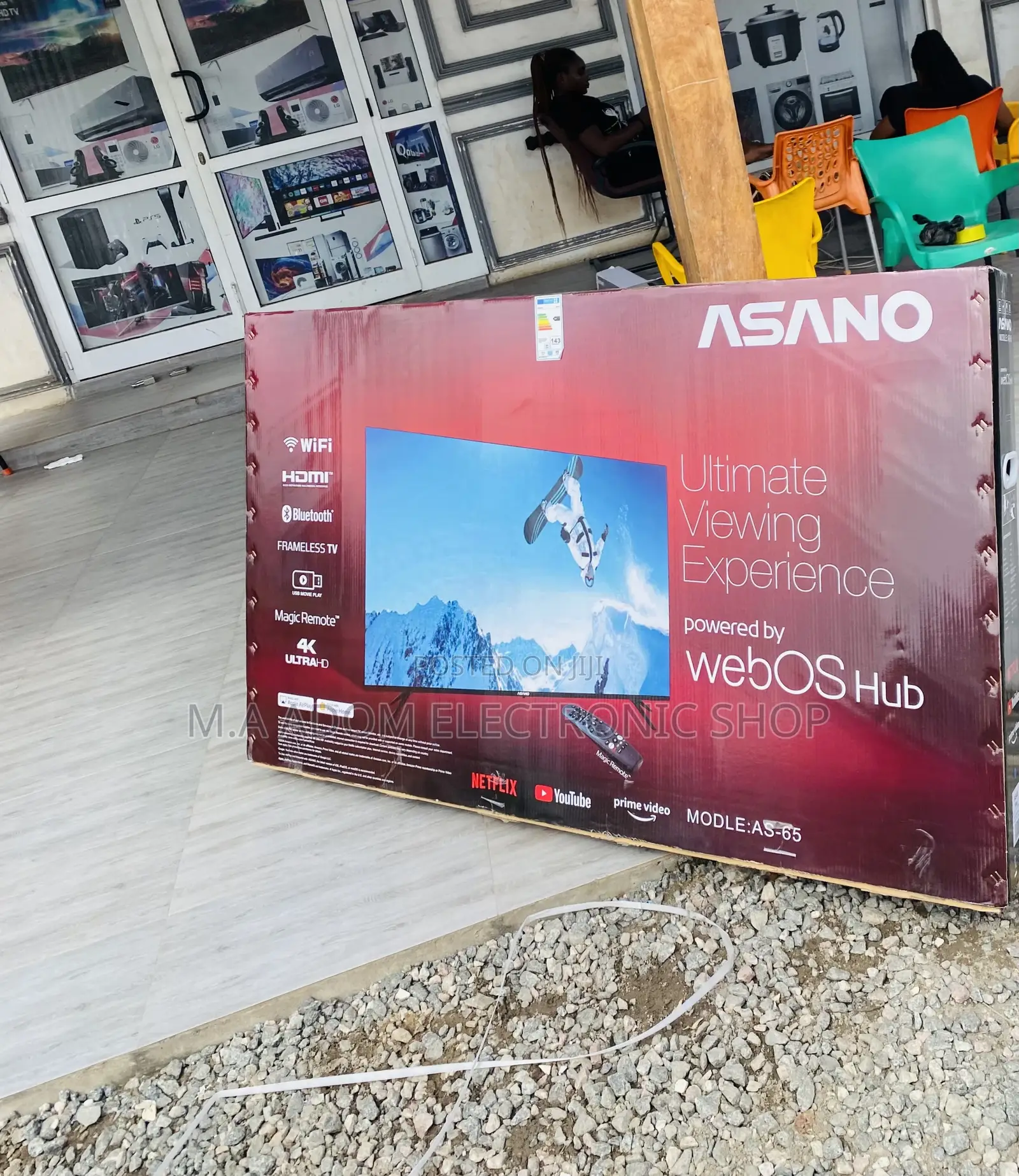 High Quality Asano 65 Smart Uhd Bluetooth Webos Tv 