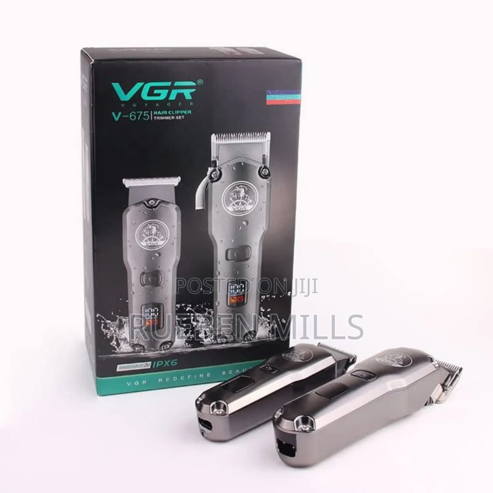 VGR-675 Two in One All Metal Barbering Machine Hair Clipper