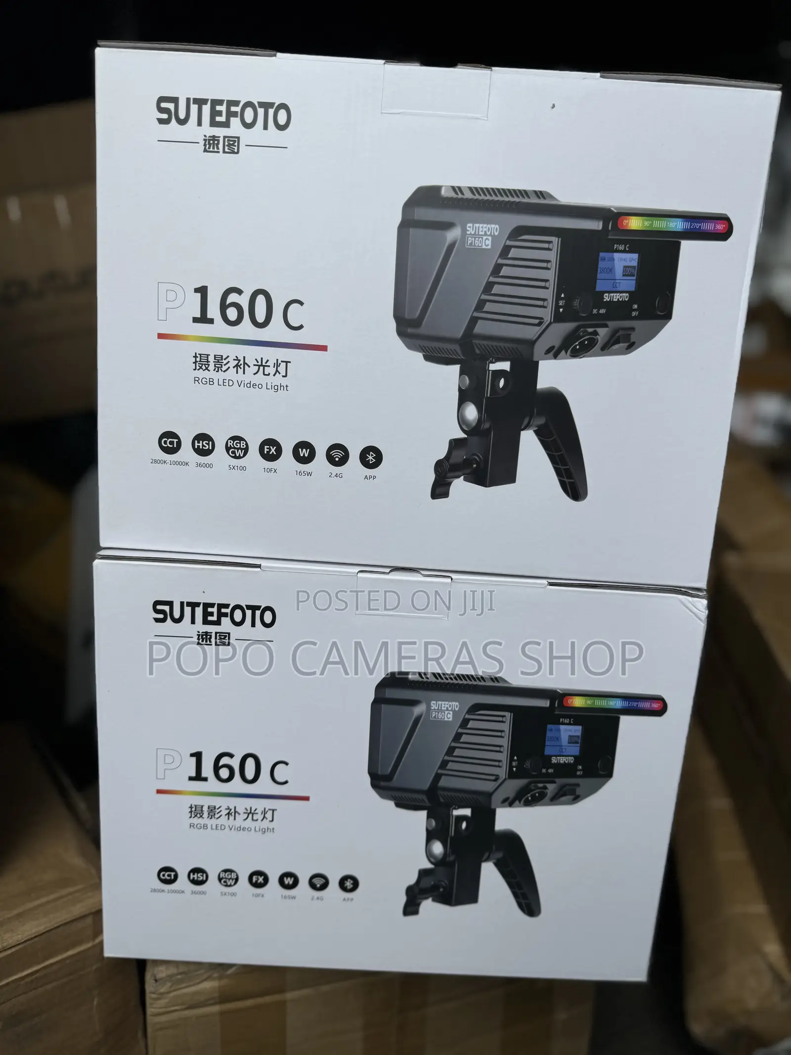 Sutefoto P160C RGB Led Light