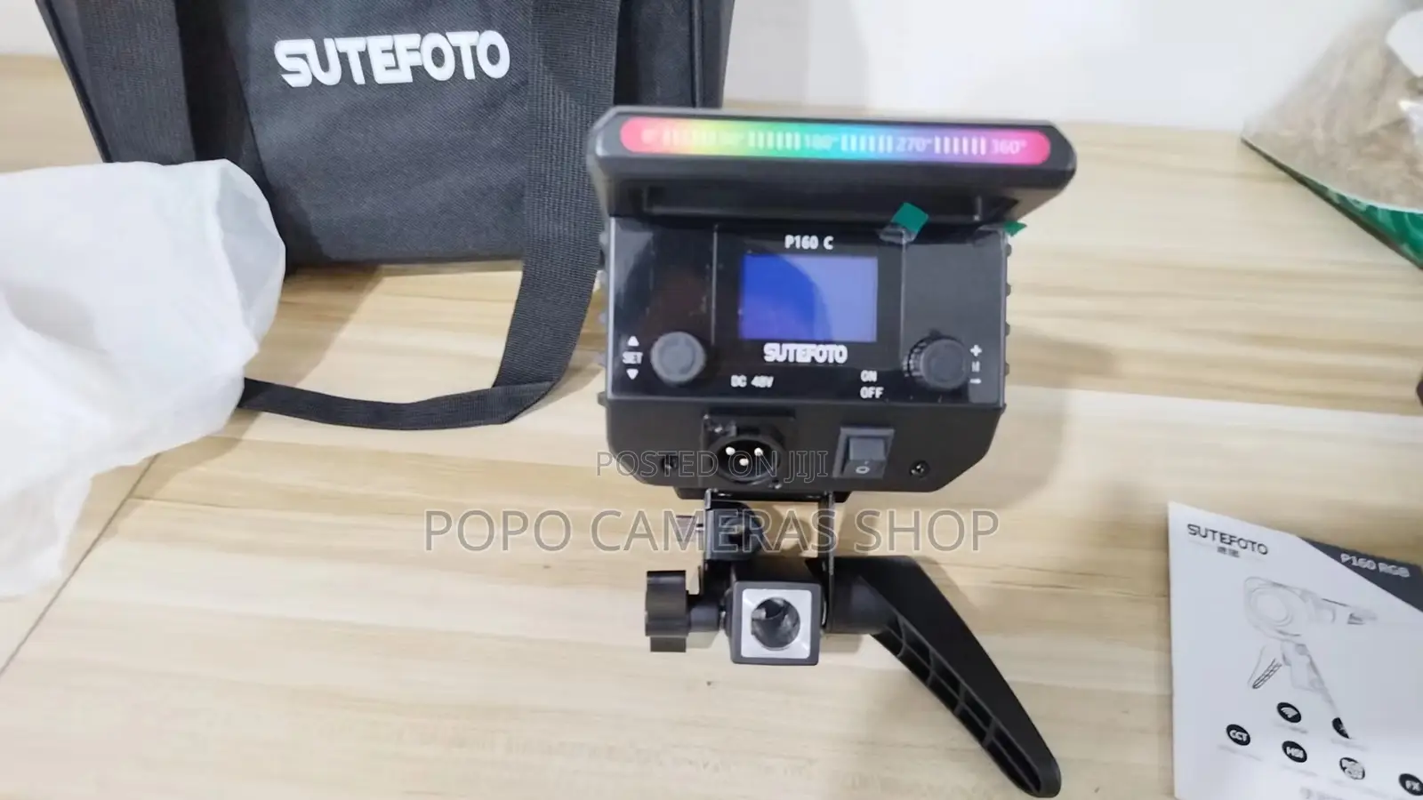 Sutefoto P160C RGB Led Light