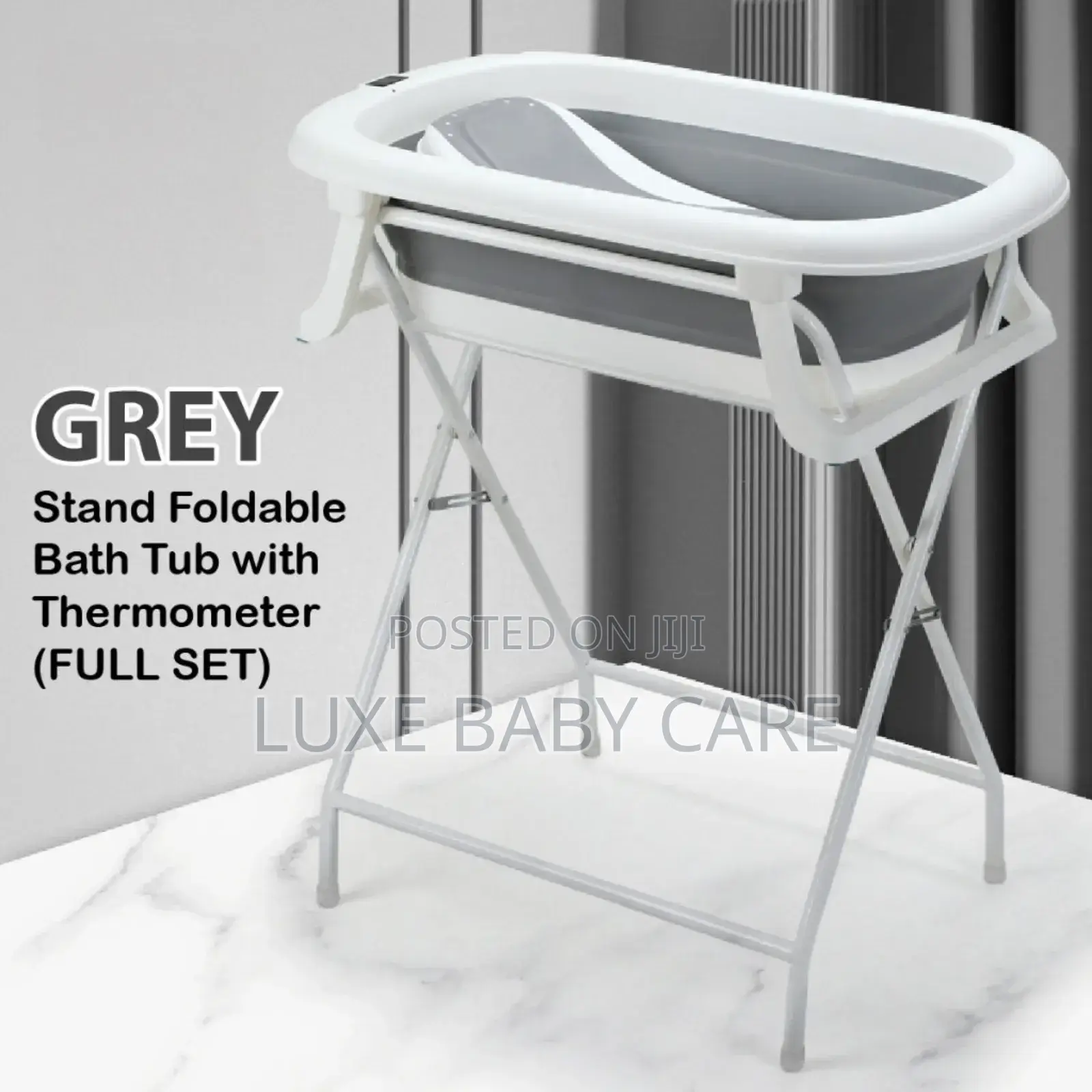 Standing Foldable Bath Tub Set