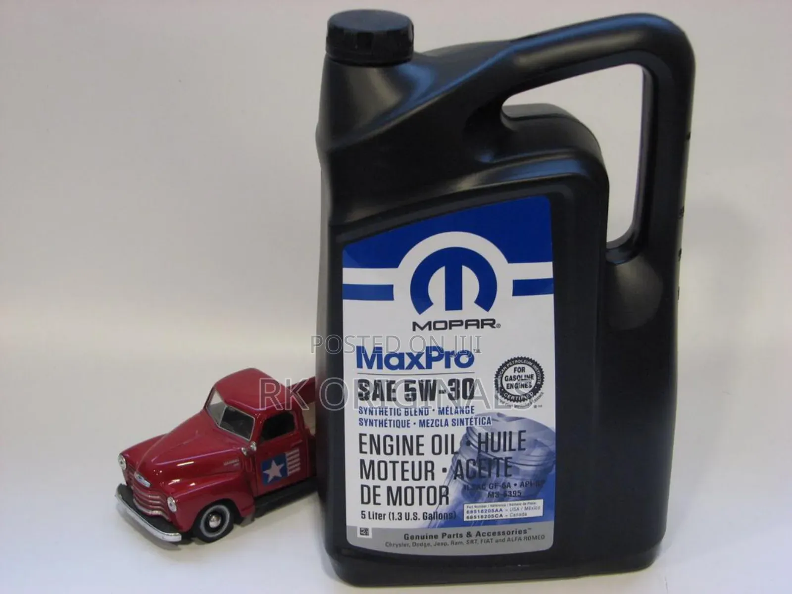 Mopar Maxpro Oil 5w30 5l Engine Oil Imported From Usa