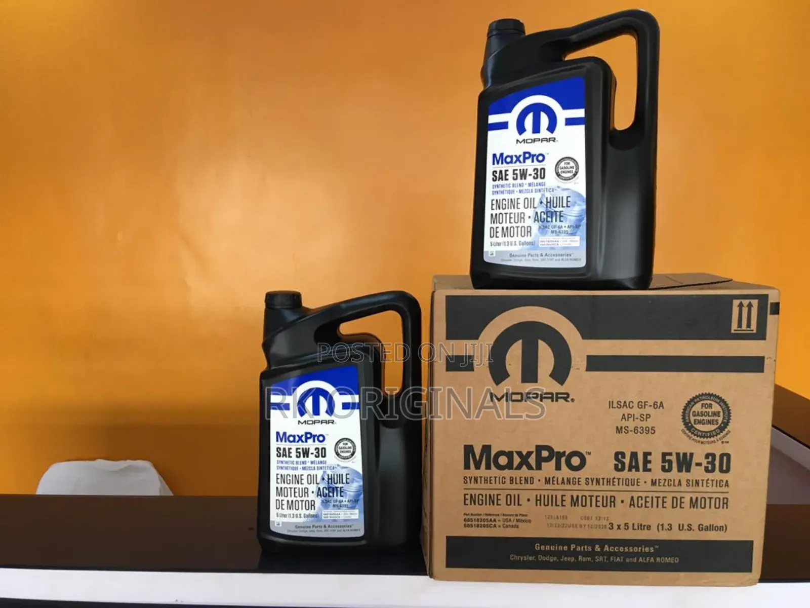 Mopar Maxpro Oil 5w30 5l Engine Oil Imported From Usa