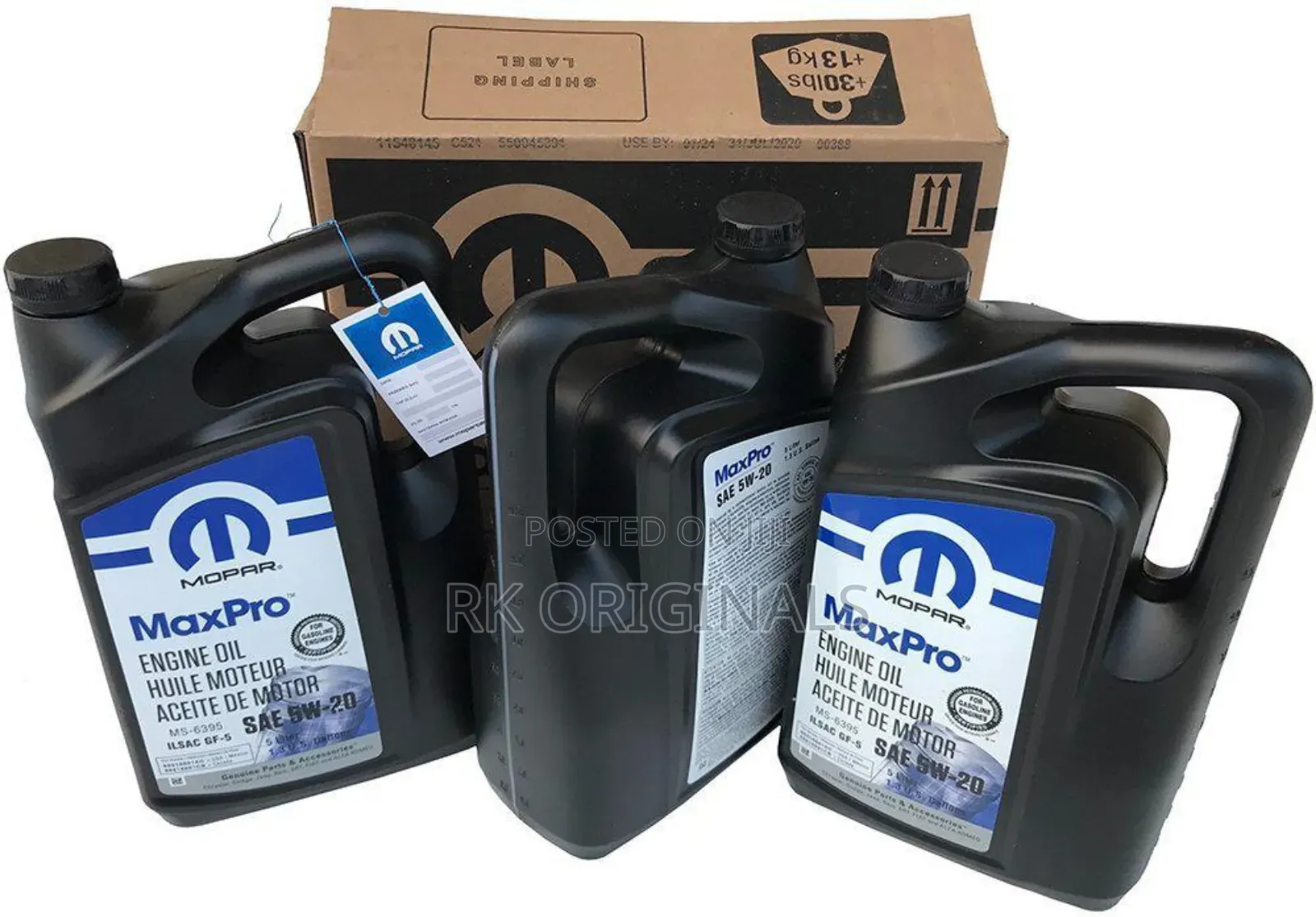 Mopar Maxpro 5w20 5l Engine Oil Imported From Usa