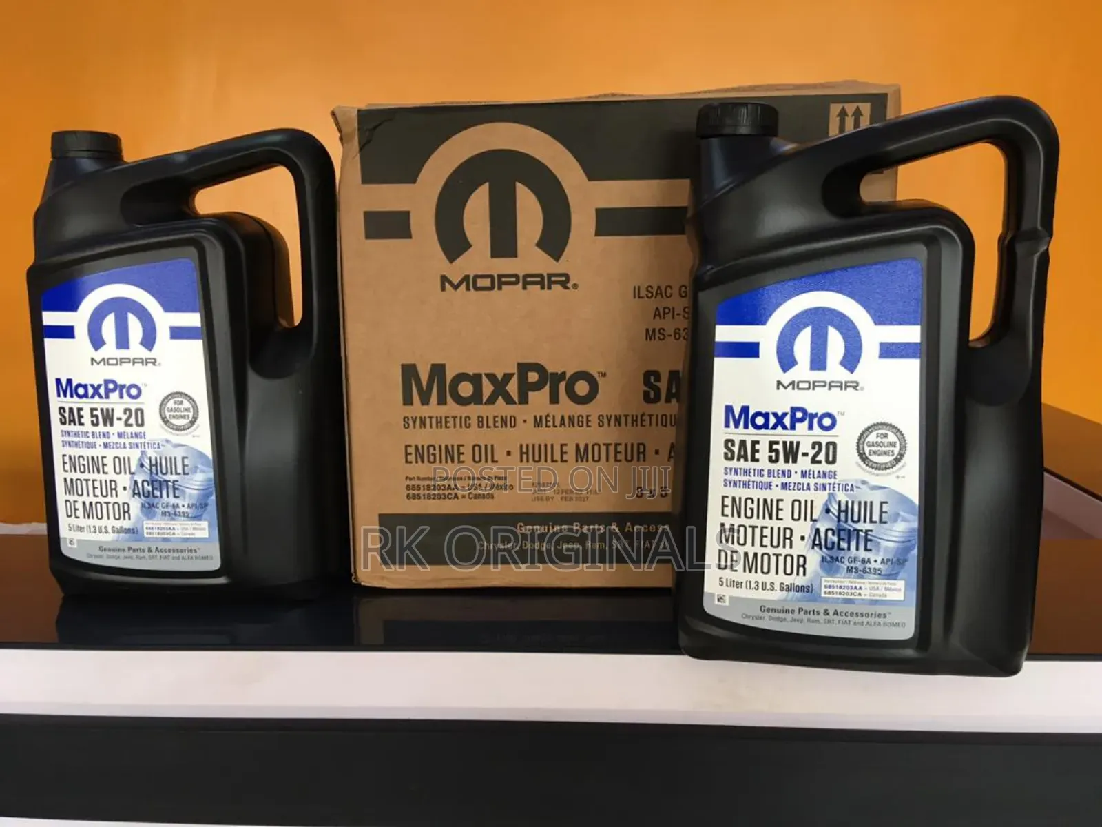 Mopar Maxpro 5w20 5l Engine Oil Imported From Usa
