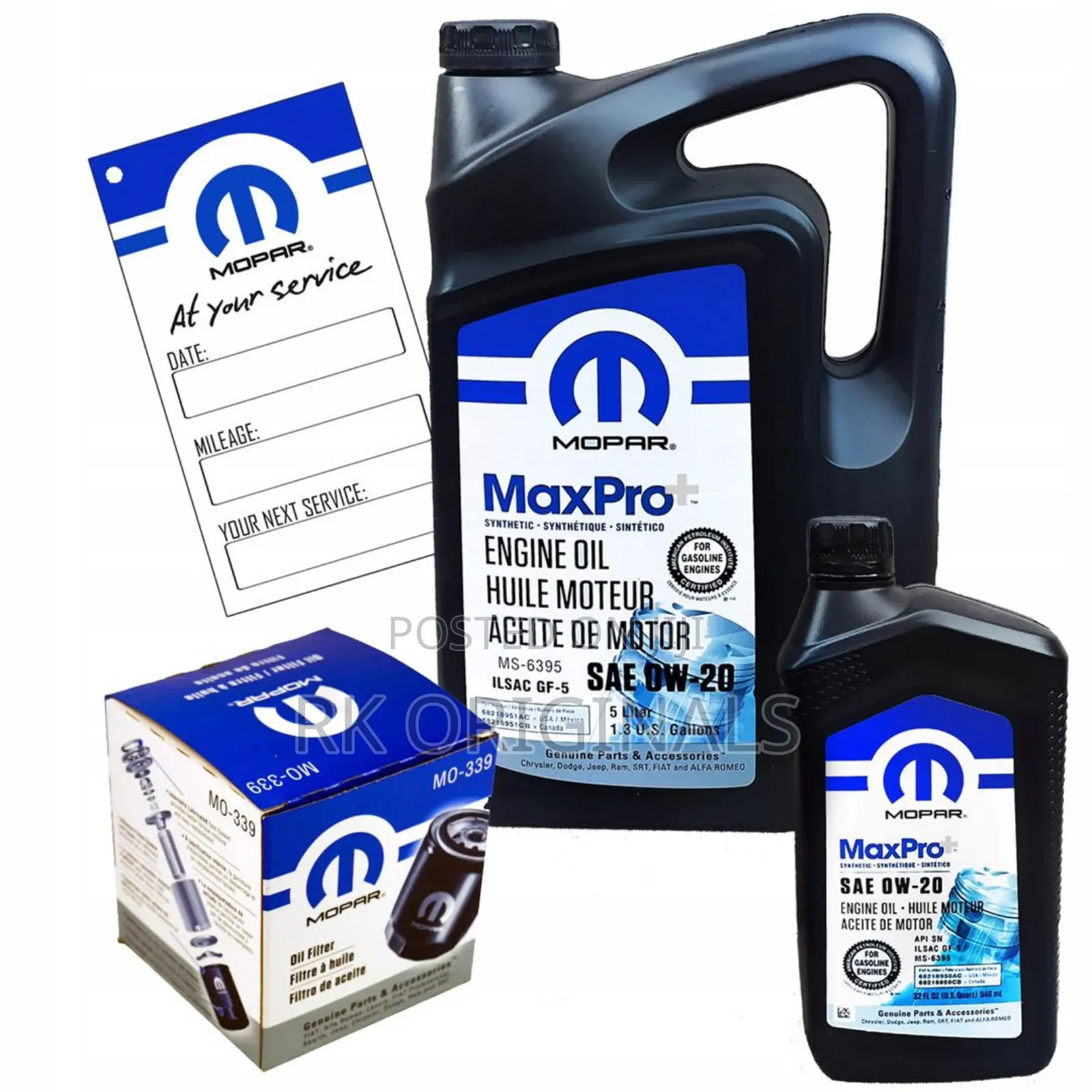 Mopar Maxpro 0w20 5l Engine Oil Imported From Usa
