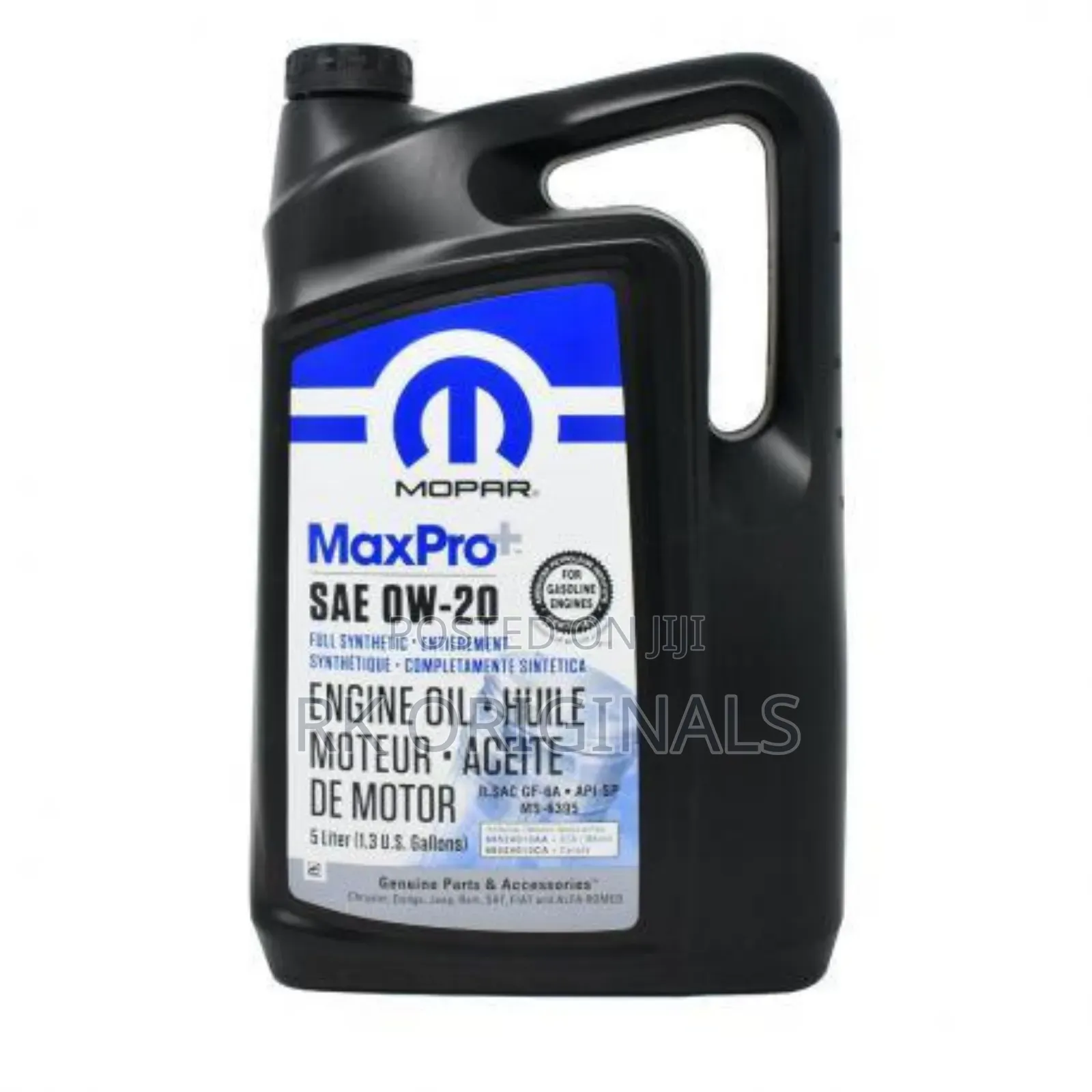 Mopar Maxpro 0w20 5l Engine Oil Imported From Usa