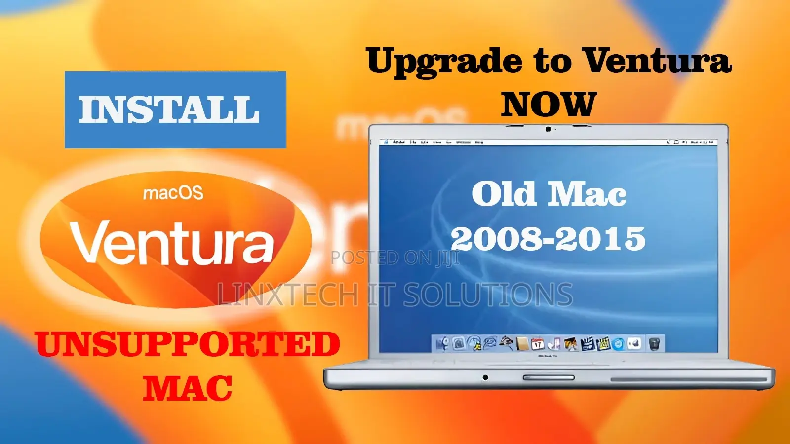 Macos Ventura on Old Mac [ Unsupported Mac ]