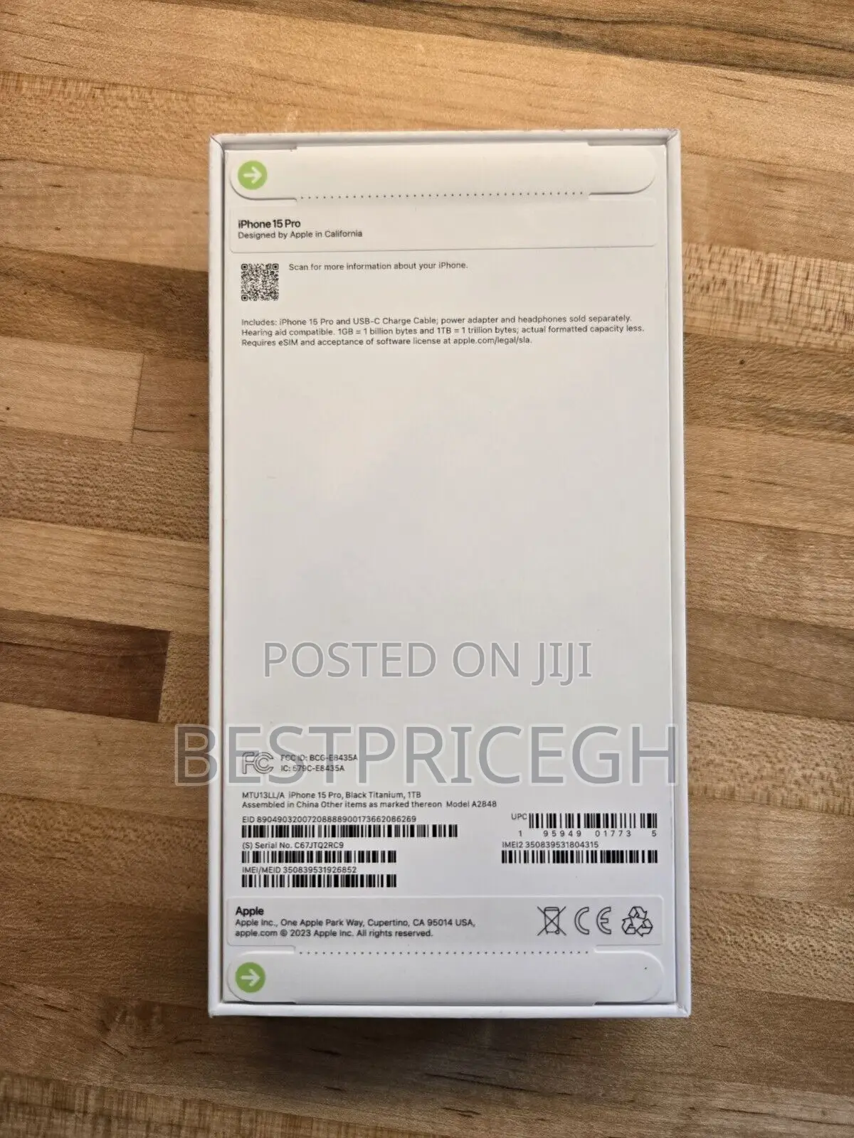 New Apple iPhone 15 Pro 1 TB