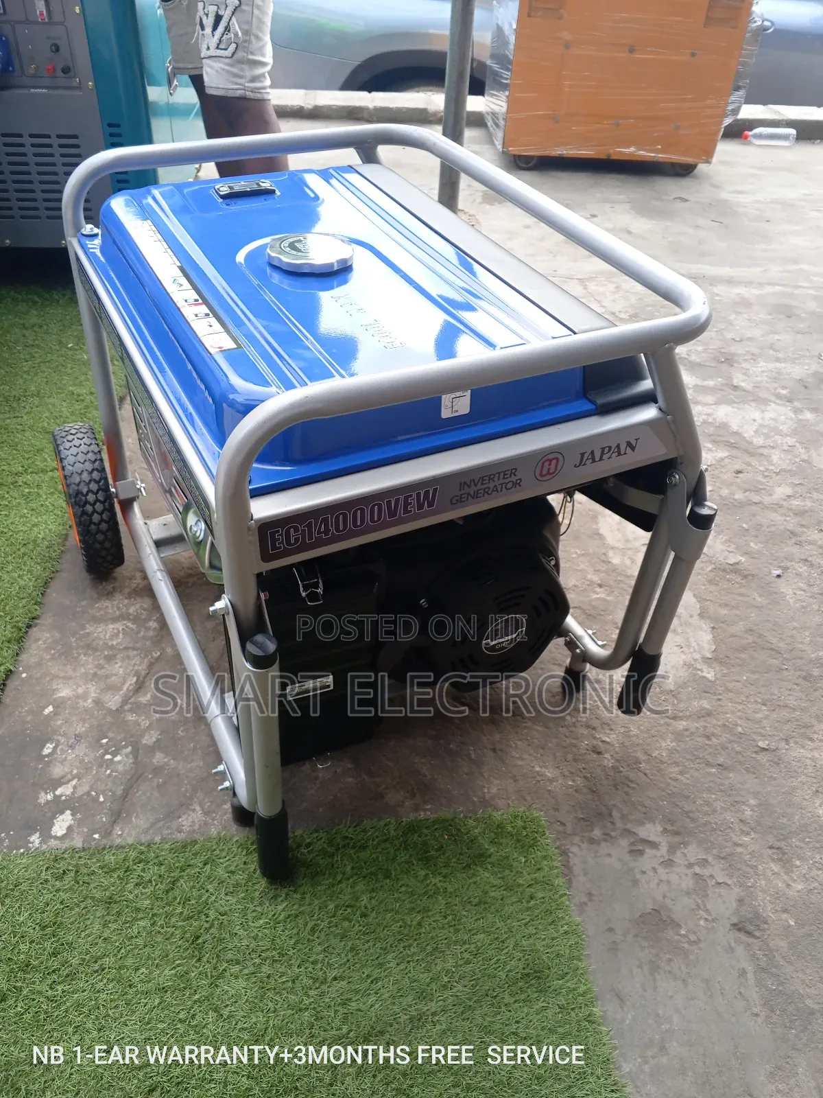 Powerful Geneset Silent Petrol 12kw 14000W Keystart Ecoolmax