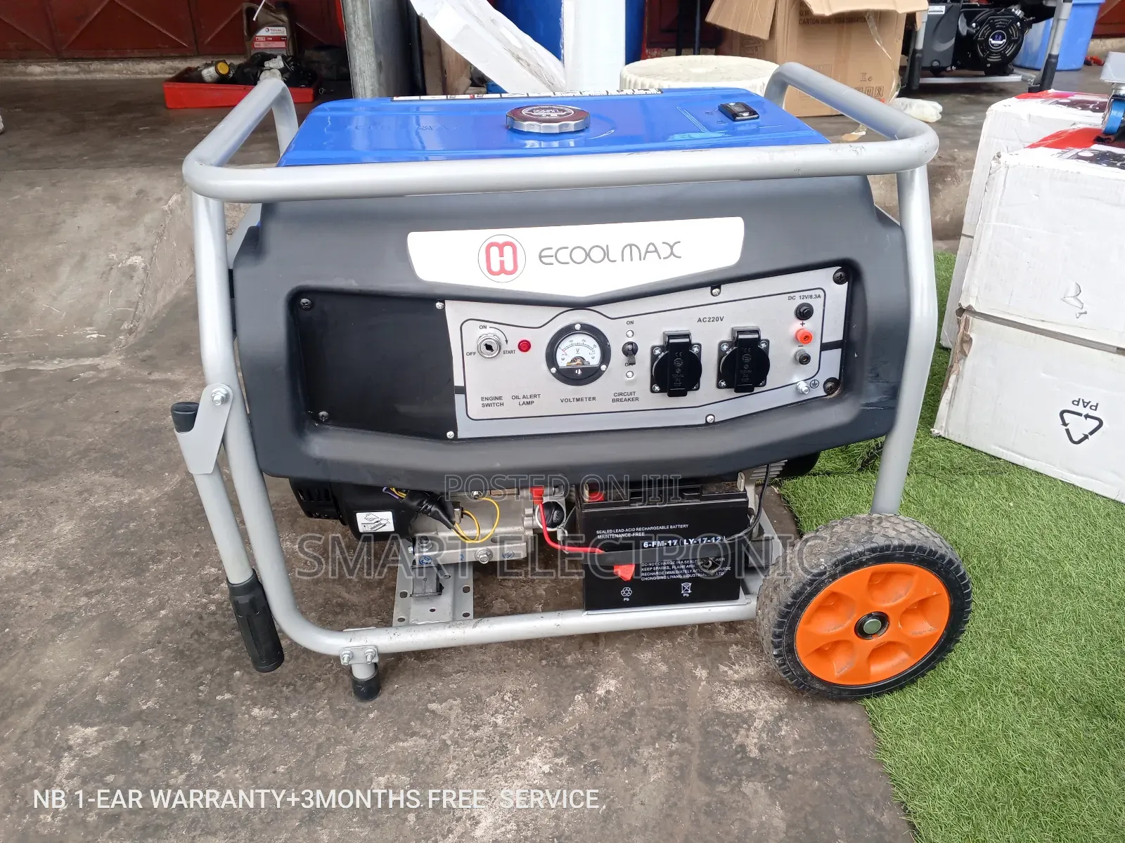 Ecoolmax Geneset Silent Petrol 12kw 14000W Original Engine
